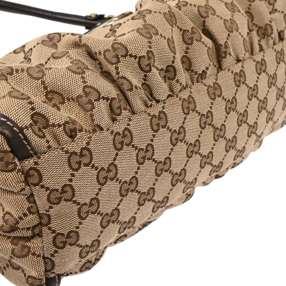 Gucci Beige GG Hobo Abbey D Ring Handbag - Image 3