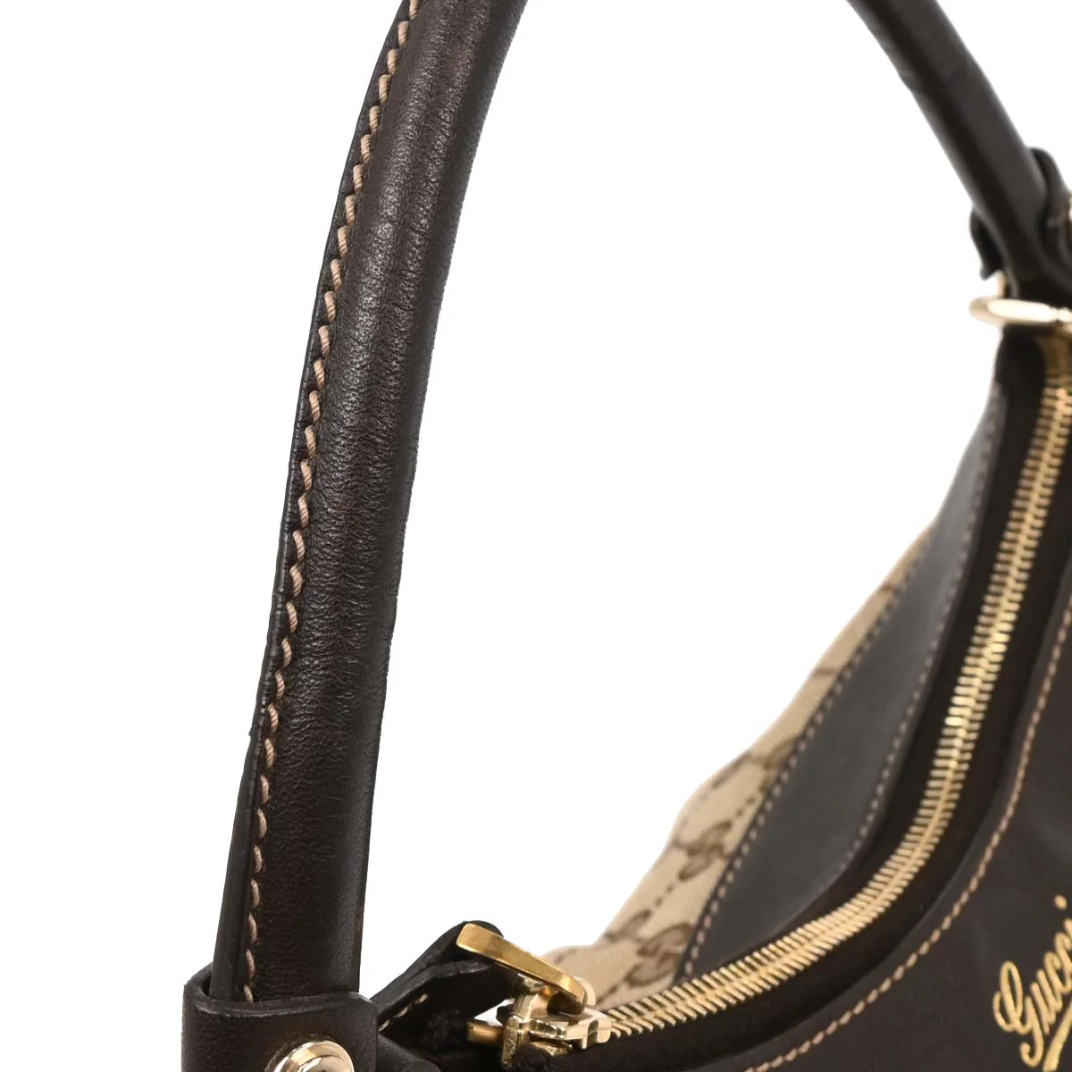 Gucci Beige GG Hobo Abbey D Ring Handbag - Image 5