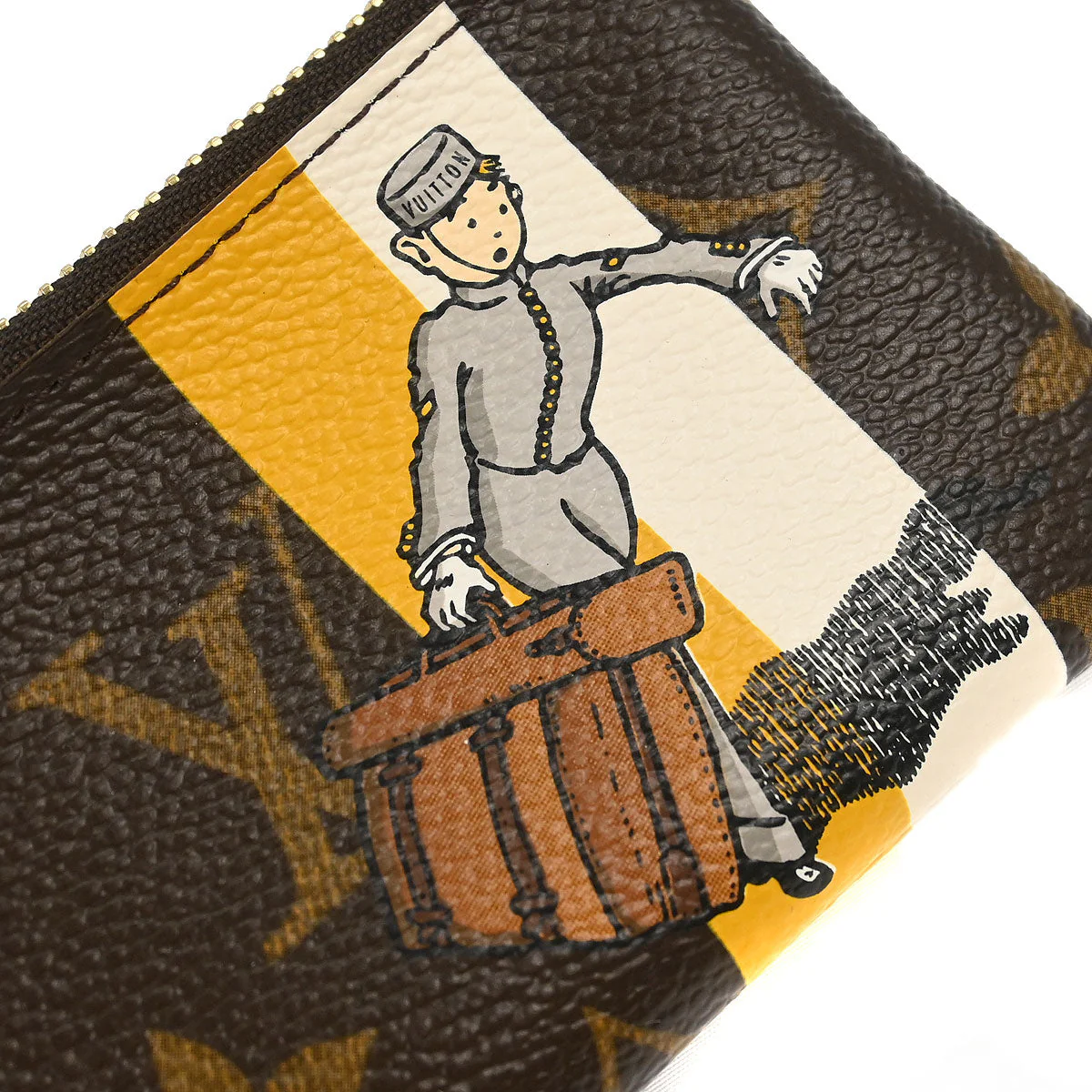 Louis Vuitton Monogram Groom Pochette Cles Coin Case M60033 - Image 3