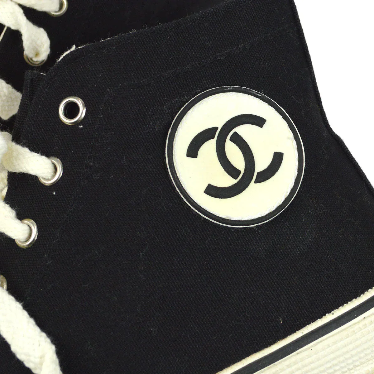Chanel Spring 1995 Sneakers Shoes #38 - Image 5