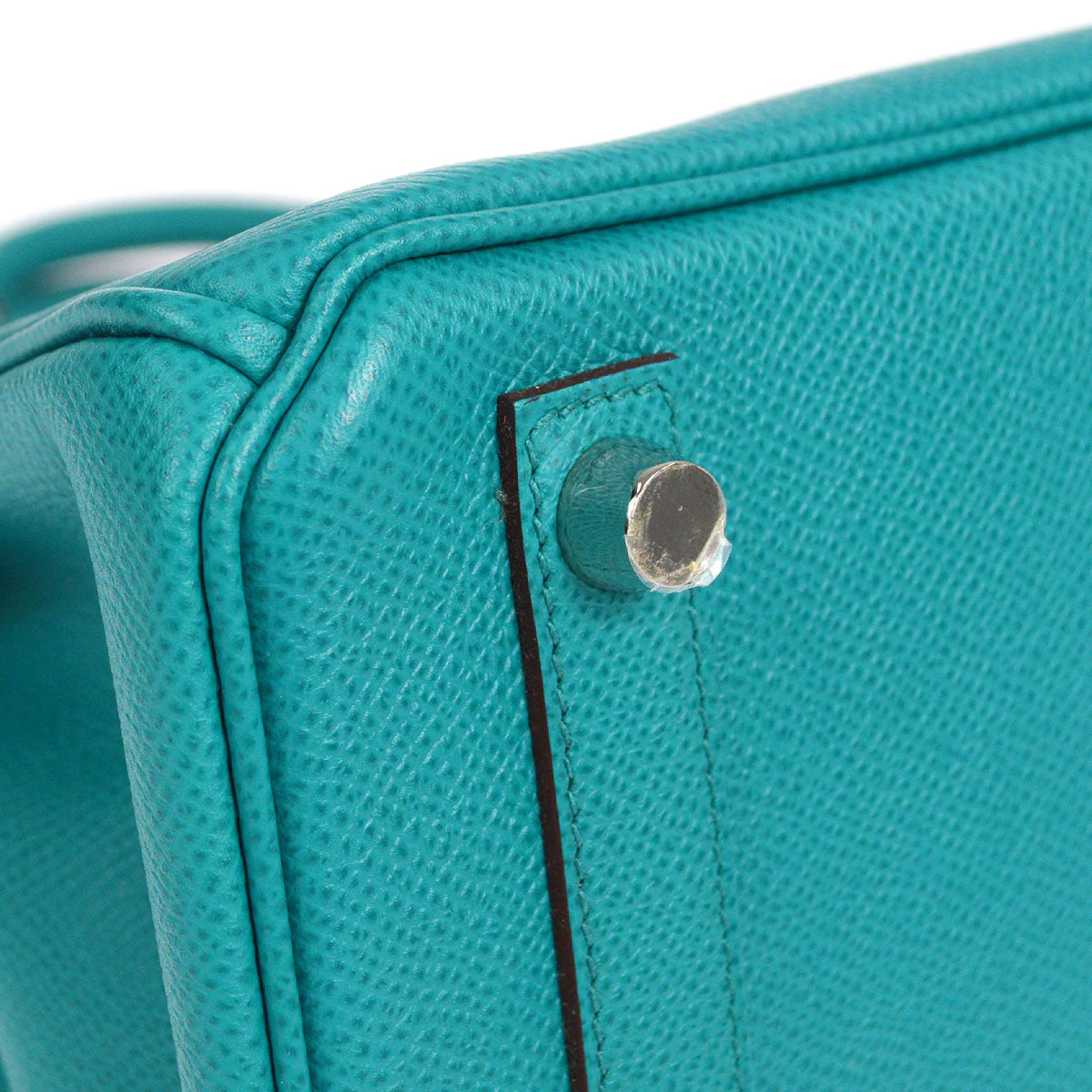 HERMES * 2012 BIRKIN 25 Blue Paon Veau Epsom - Image 3