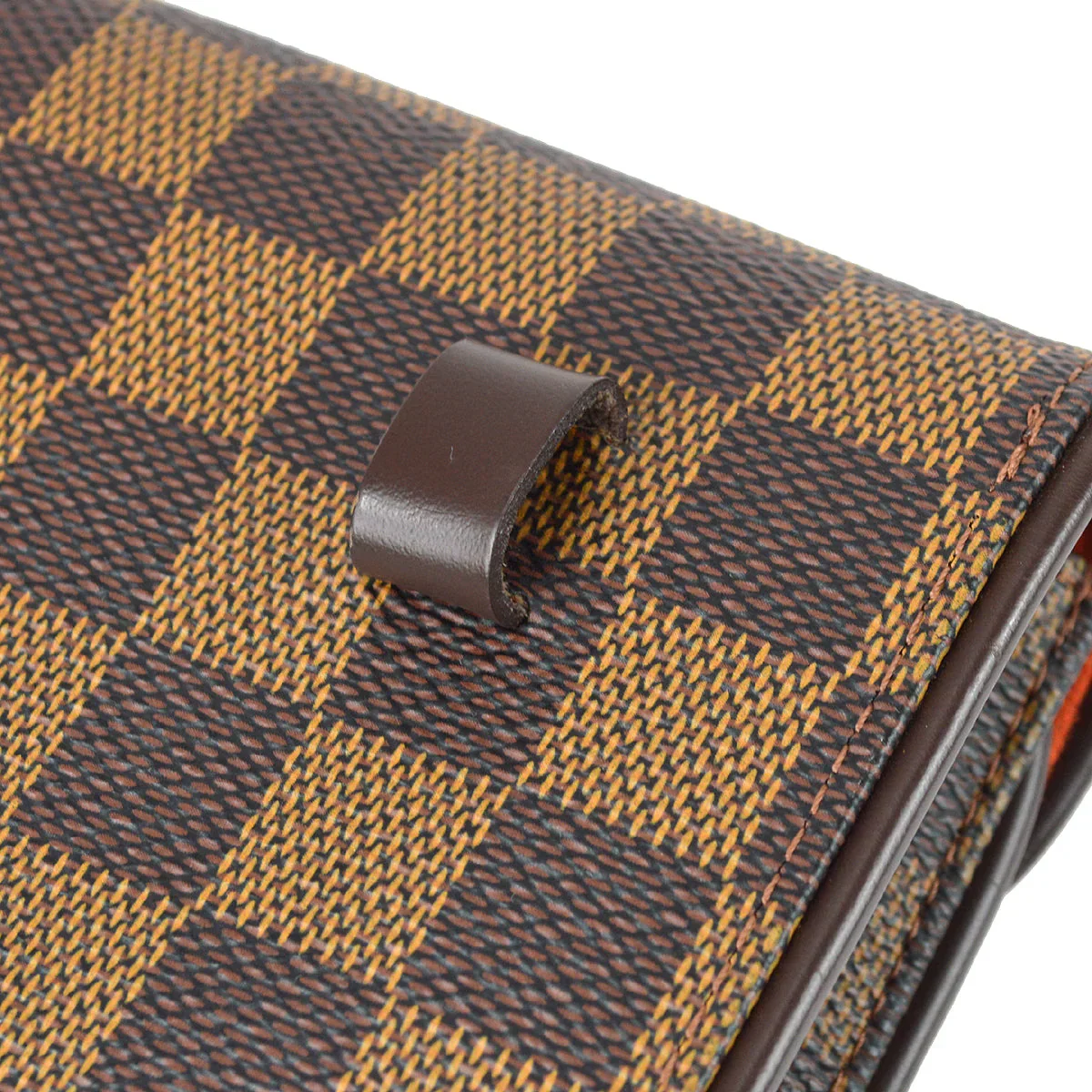 Louis Vuitton 2000s Damier Pochette Florentine #XS N51856 - Image 4