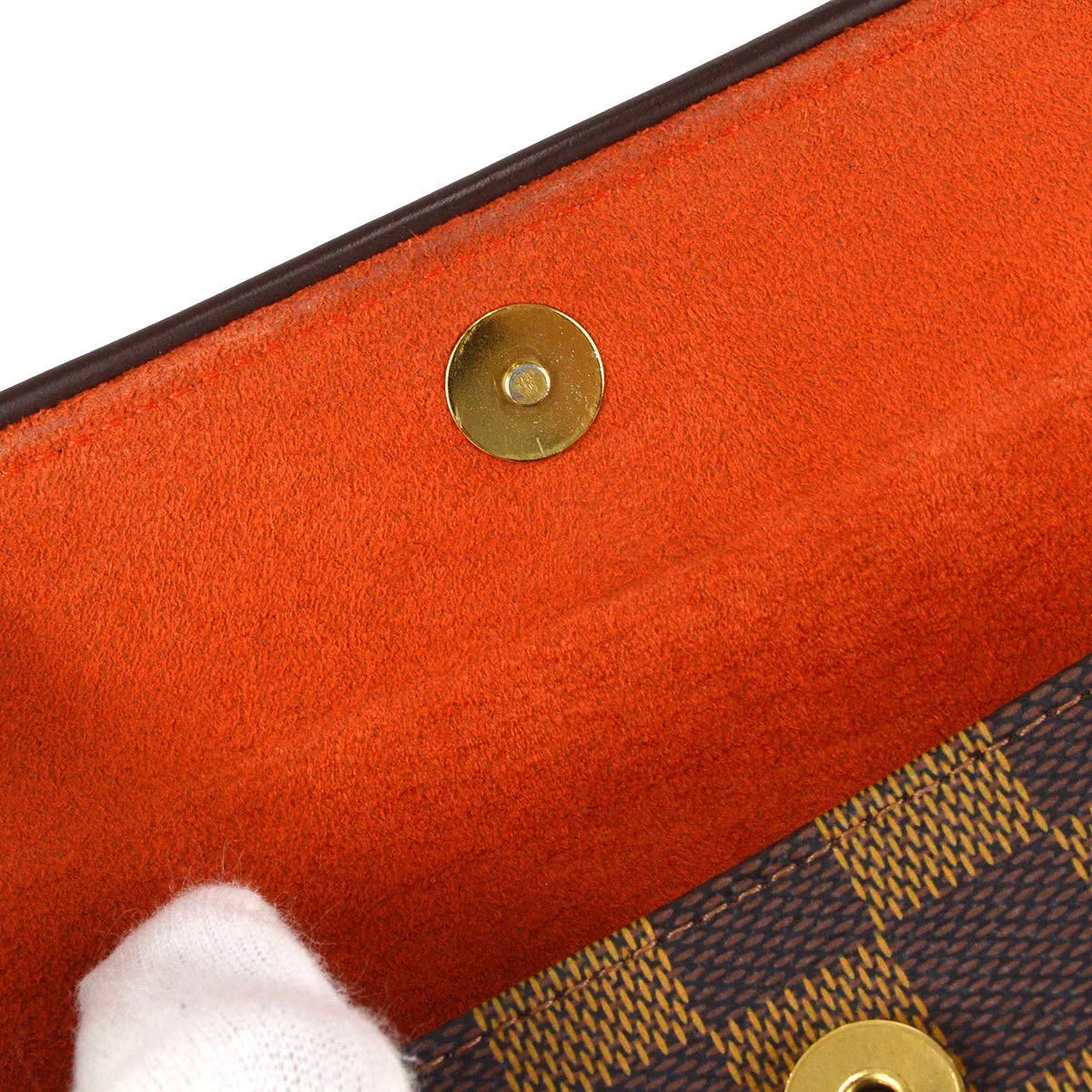Louis Vuitton 2000s Damier Pochette Florentine #XS N51856 - Image 7