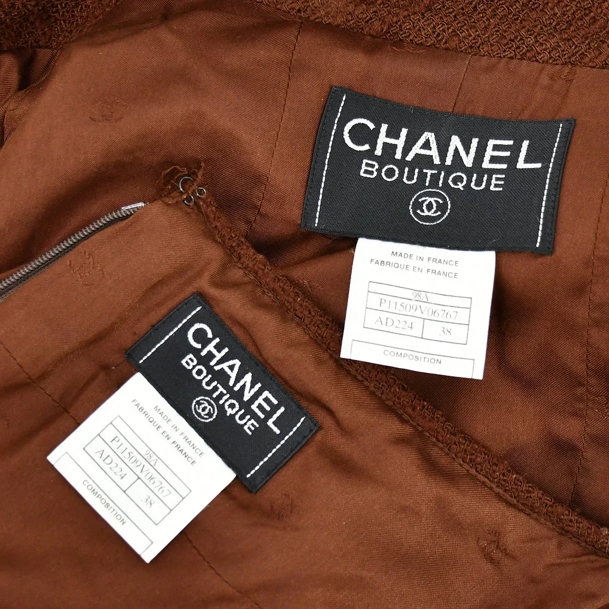 Chanel 1998 Fall Skirt Suit #38 - Image 9