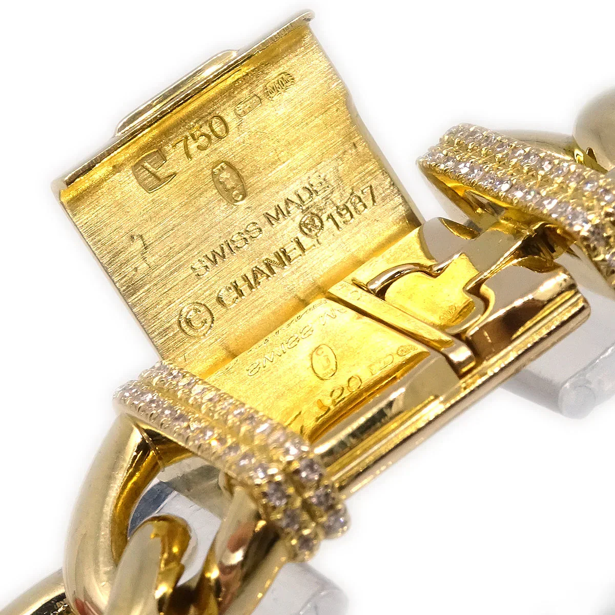 Chanel Premiere Watch 18KYG Diamond #L - Image 5