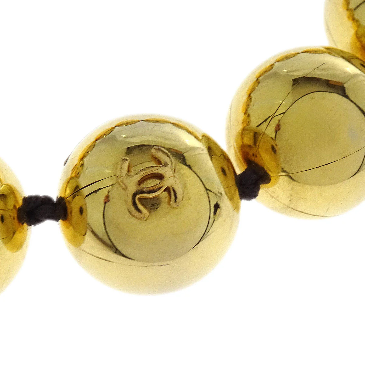 Chanel Chain Necklace Gold 27 - Image 4