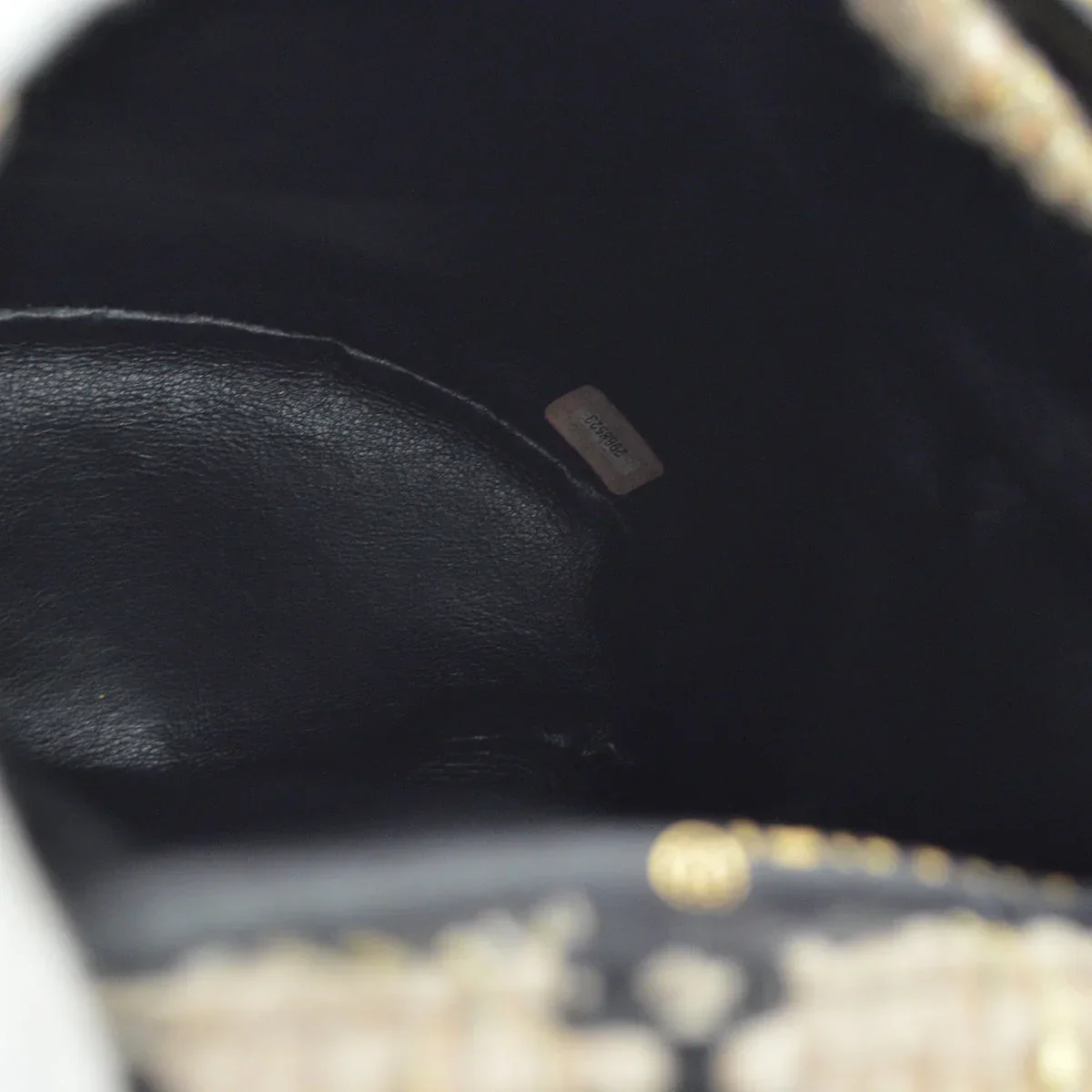 Chanel Beige Black Tweed Duma Backpack Large - Image 10