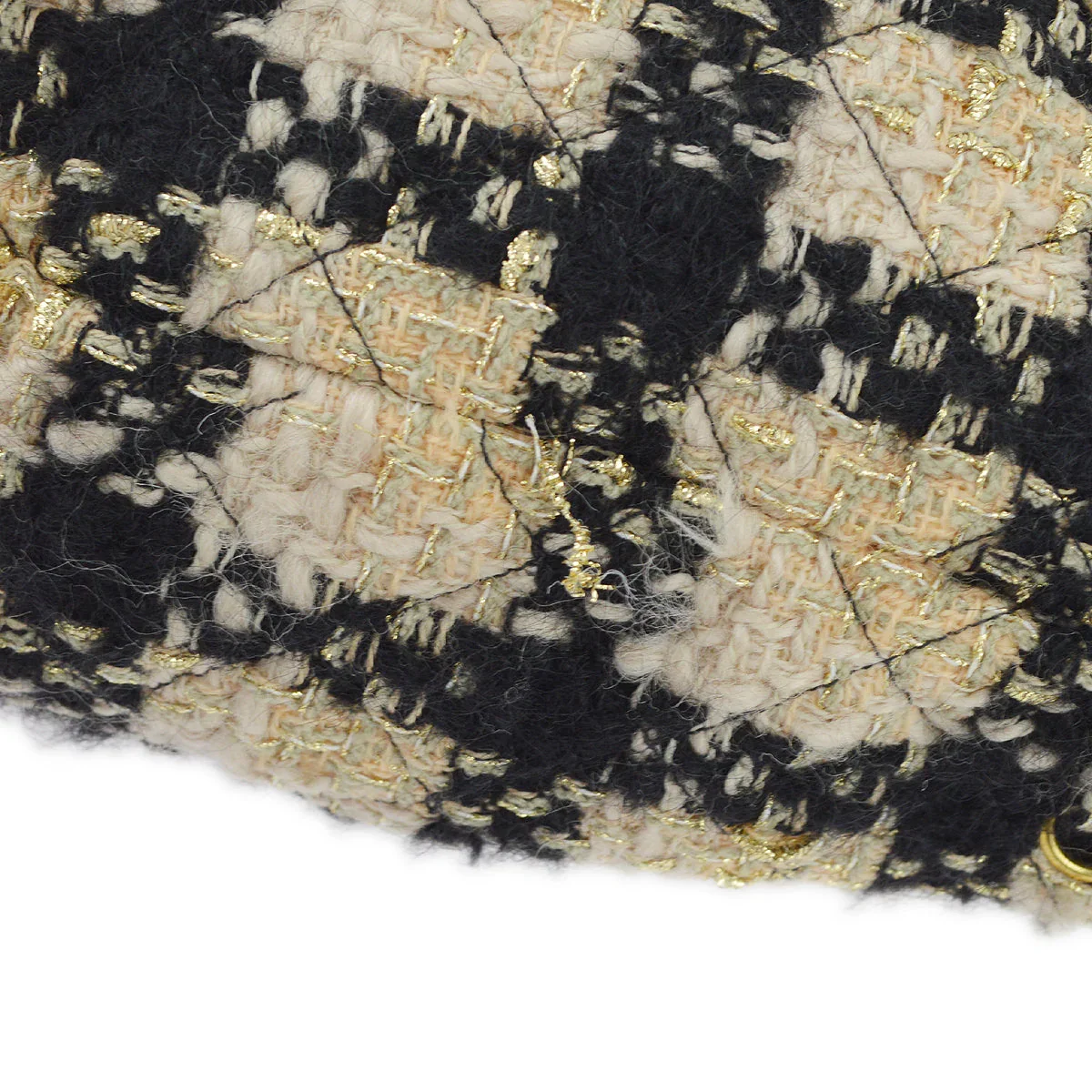 Chanel Beige Black Tweed Duma Backpack Large - Image 5