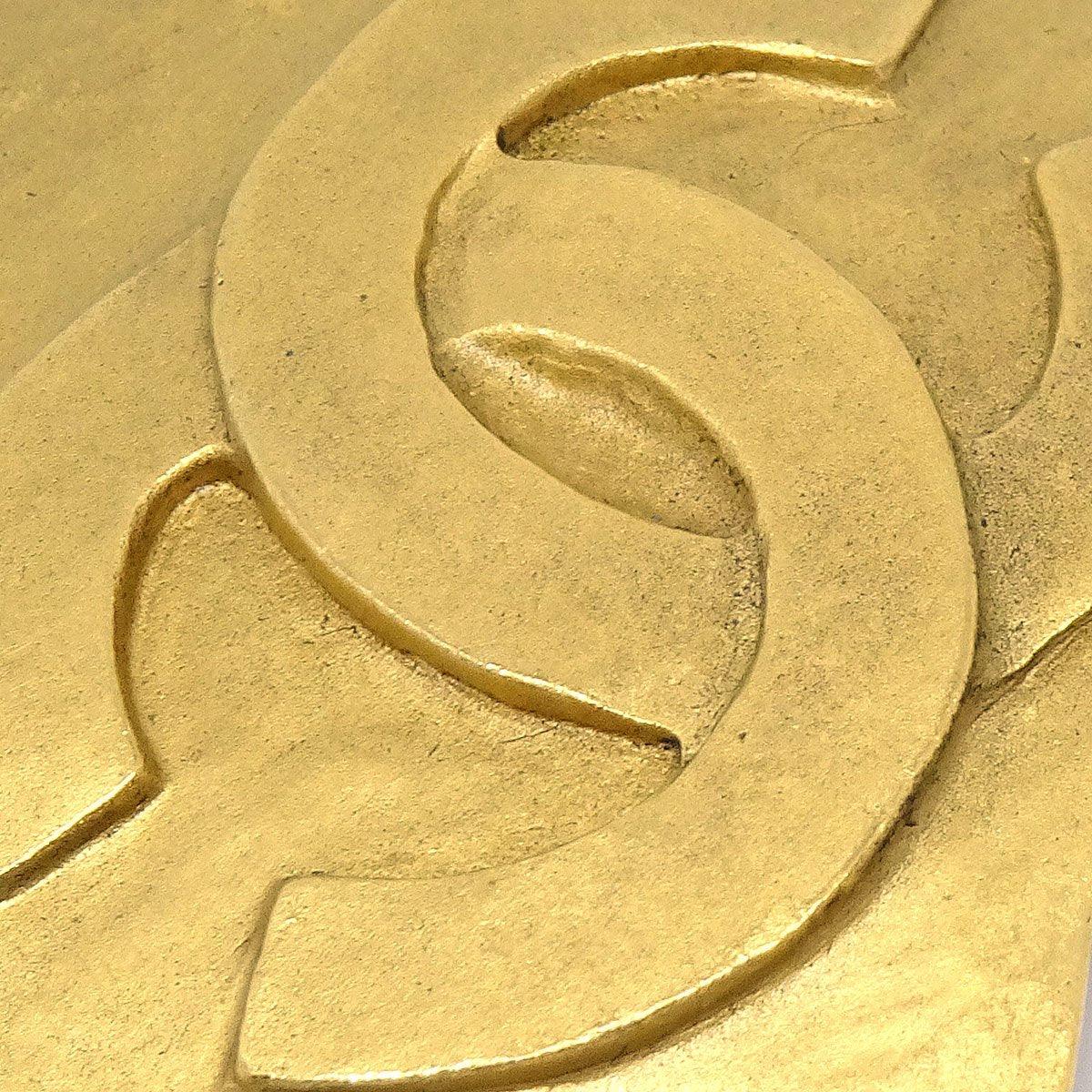 CHANEL 1995 Heart Brooch Gold - Image 3