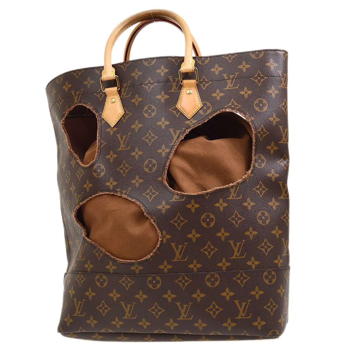 Louis Vuitton x Rei Kawakubo Comme des Garcons 2014 Monogram Bag With Holes M40279 - Image 2