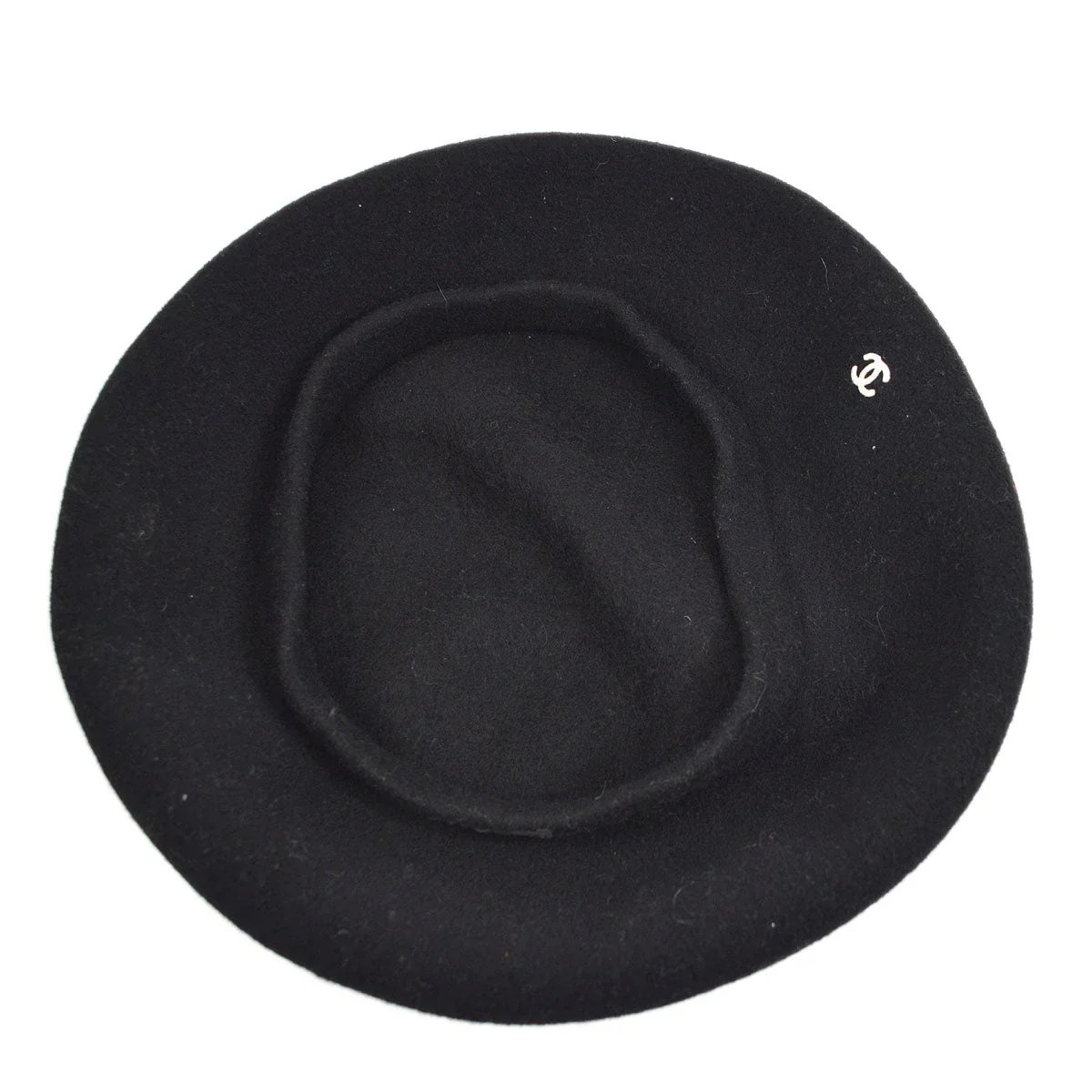 Chanel 1998 spring oversize wool beret hat - Image 2