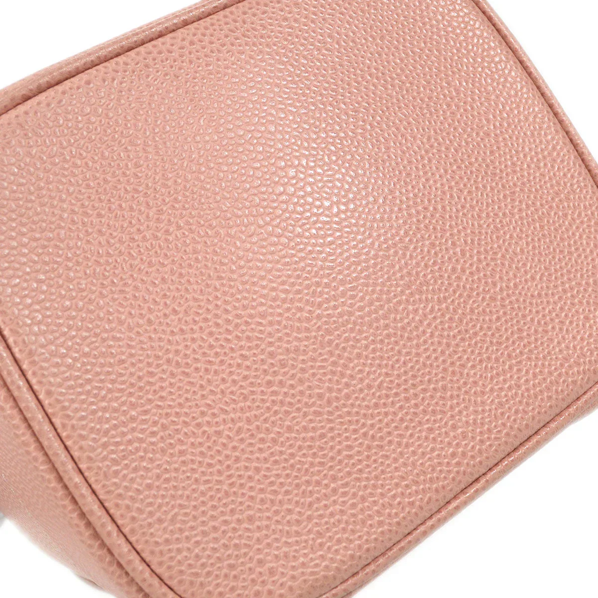 Chanel 2003-2004 Timeless Vanity Handbag Pink Caviar - Image 3