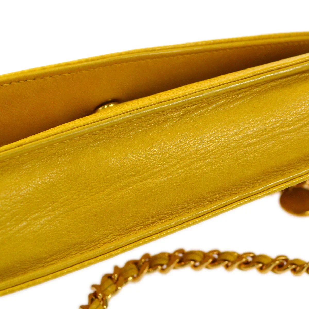 Chanel 1996-1997 Timeless WOC Yellow Caviar - Image 4