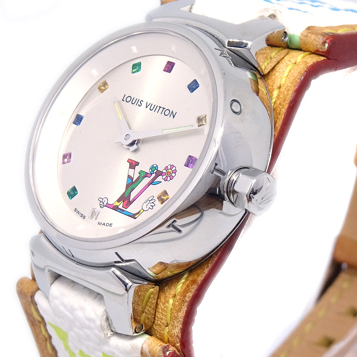 Louis Vuitton × Takashi Murakami Tambour Love Monogram Ref. Q12130 - Image 3