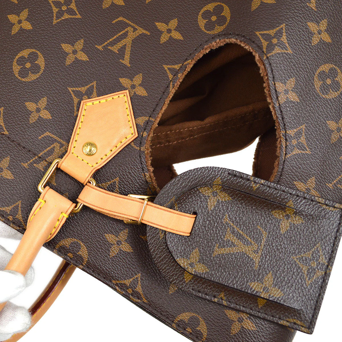Louis Vuitton x Rei Kawakubo Comme des Garcons 2014 Monogram Bag With Holes M40279 - Image 3