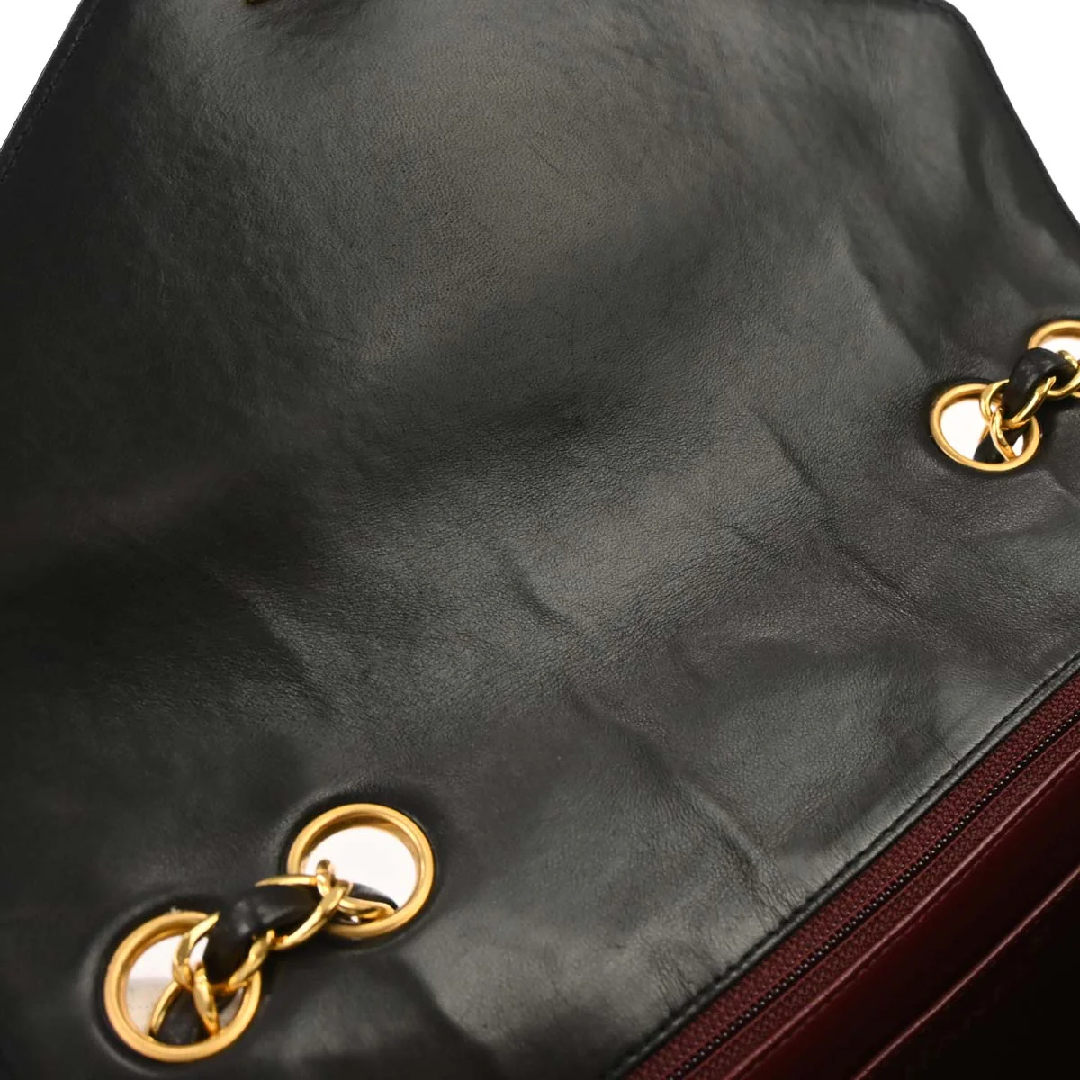 Chanel Black Lambskin Chevron Flap Bag Shoulder Bag - Image 19