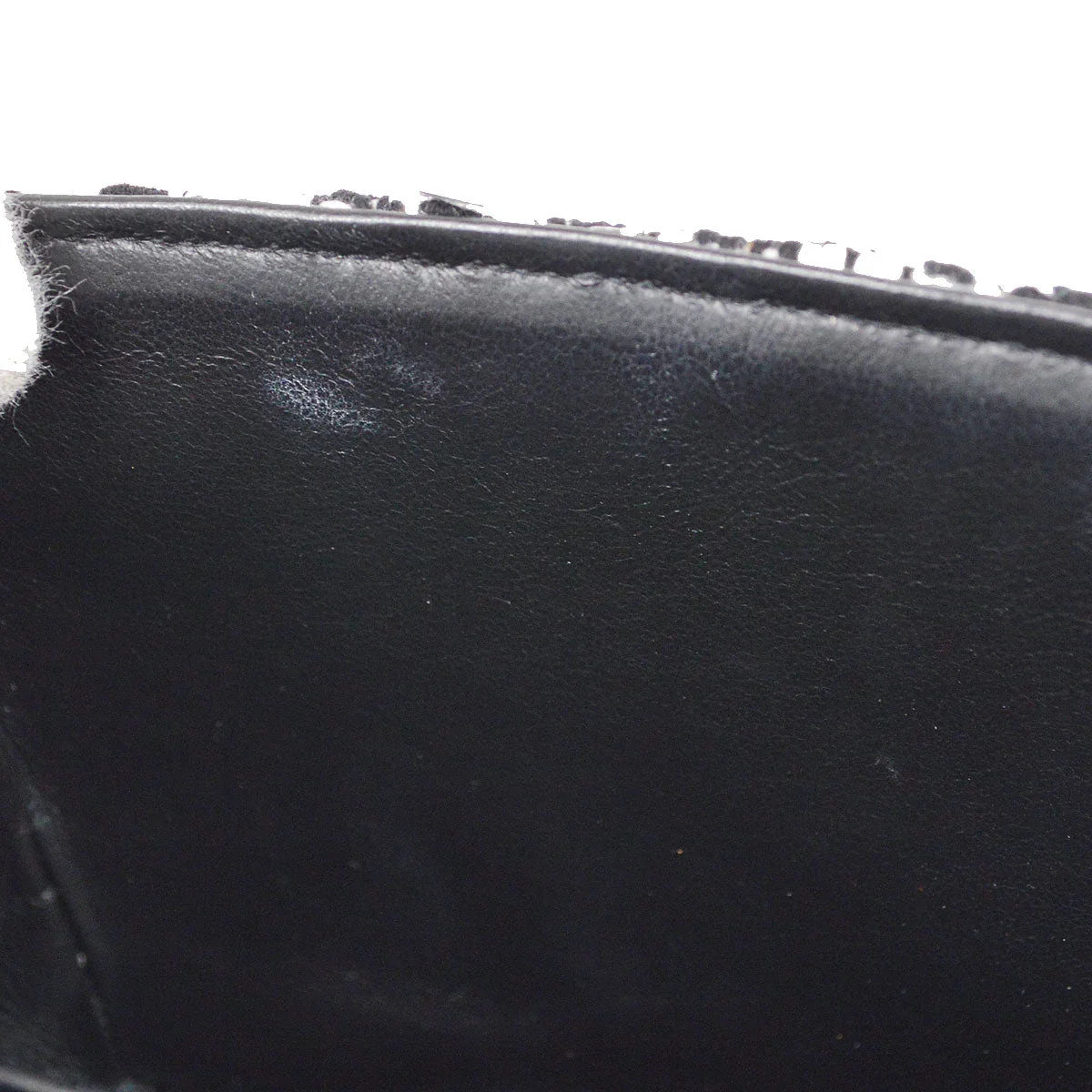 CHANEL * 1994 Tweed Sequins Top Handle Bag - Image 10