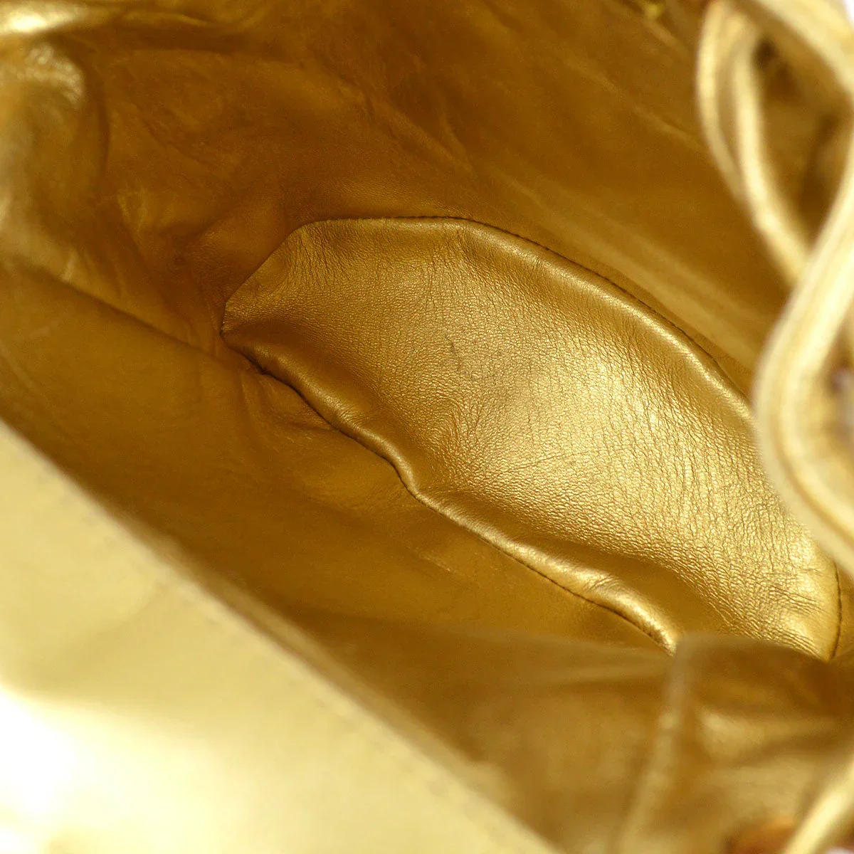 Chanel Gold Lambskin Duma Backpack Small - Image 10