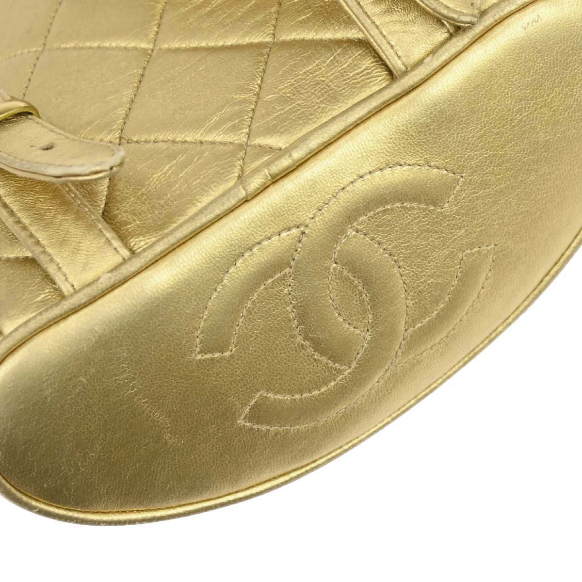 Chanel Gold Lambskin Duma Backpack Small - Image 15