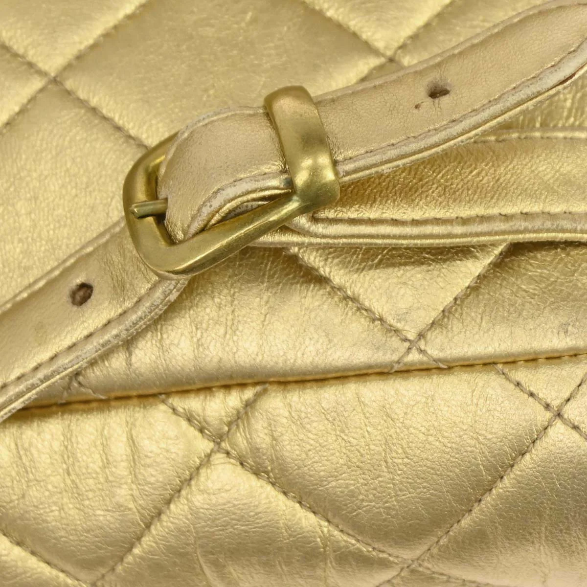 Chanel Gold Lambskin Duma Backpack Small - Image 16