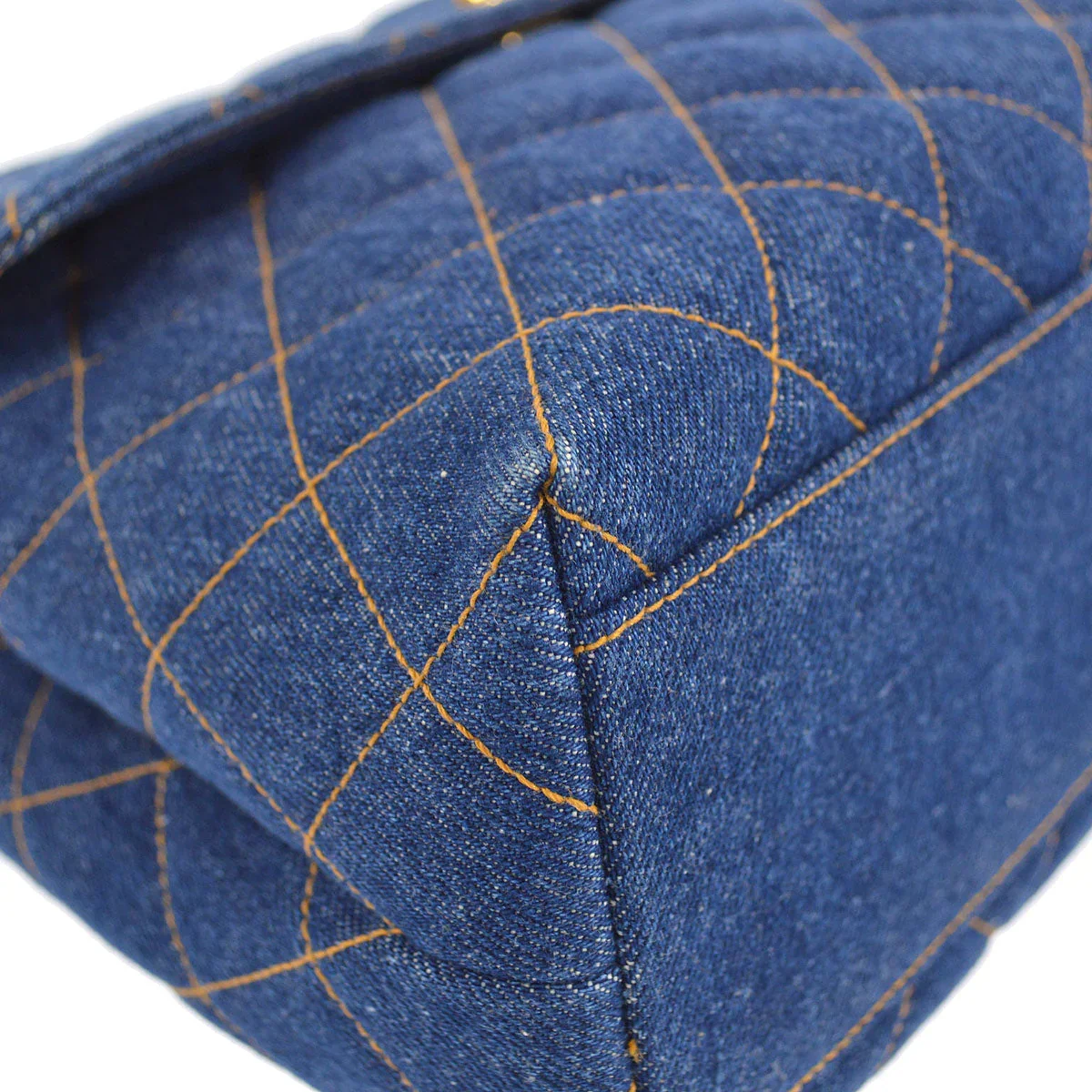 CHANEL 1996-1997 quilted Kelly 30 denim - Image 3