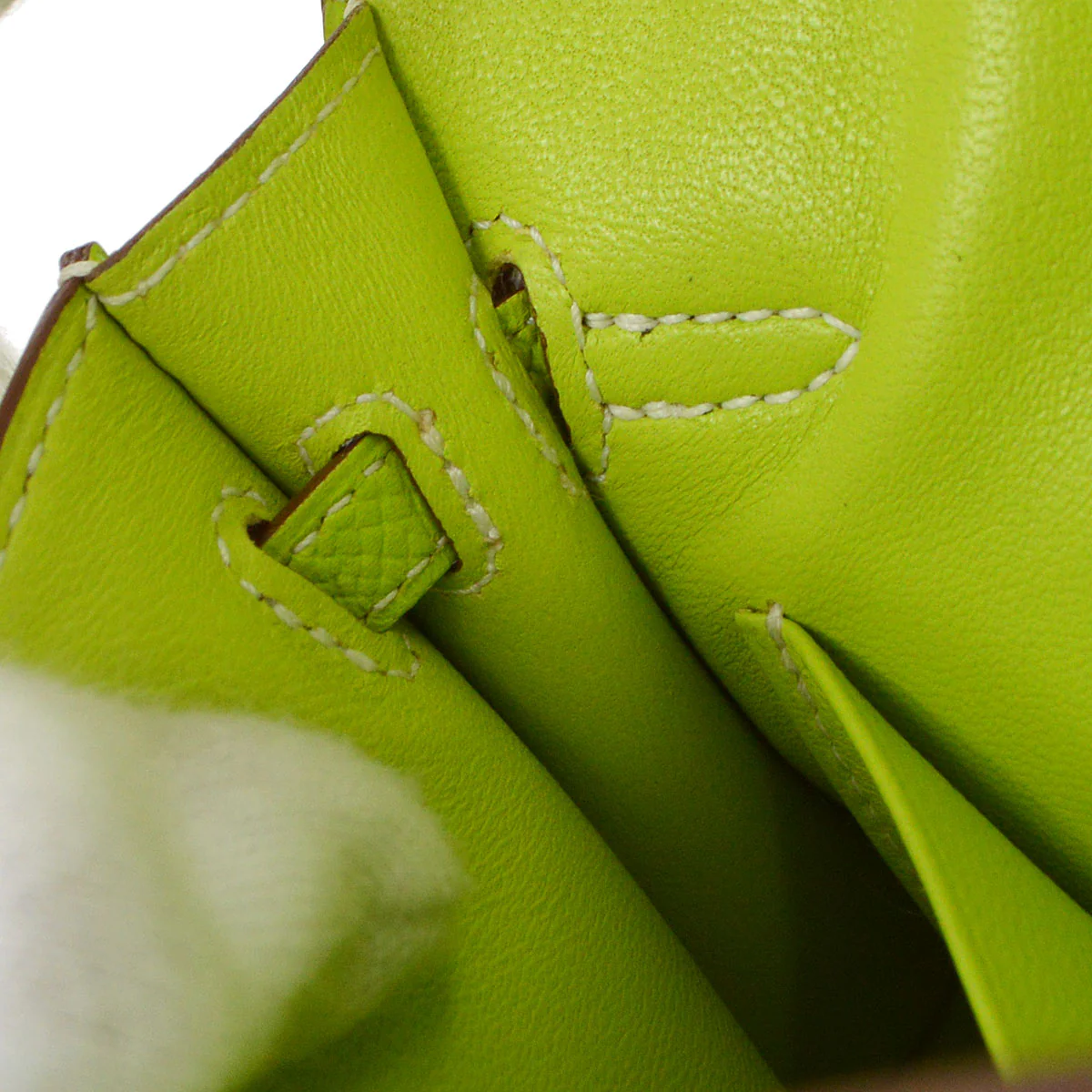 HERMES * 2011 Tiny Kelly Kiwi Epsom - Image 8