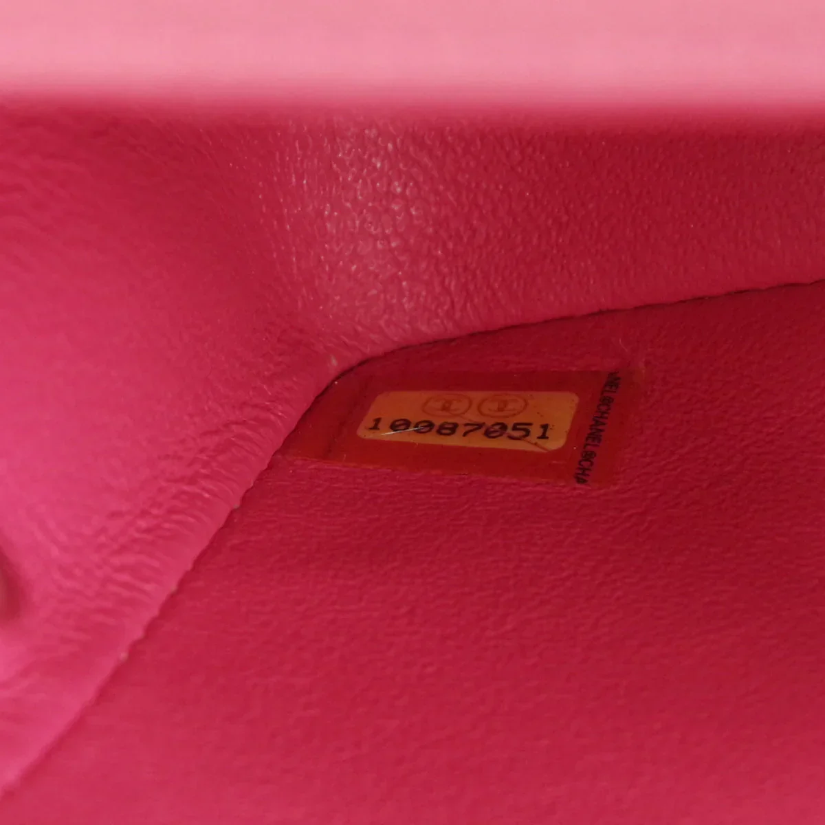 CHANEL * 2006-2008 Classic Square Flap Mini 17 SHW Pink Caviar - Image 9