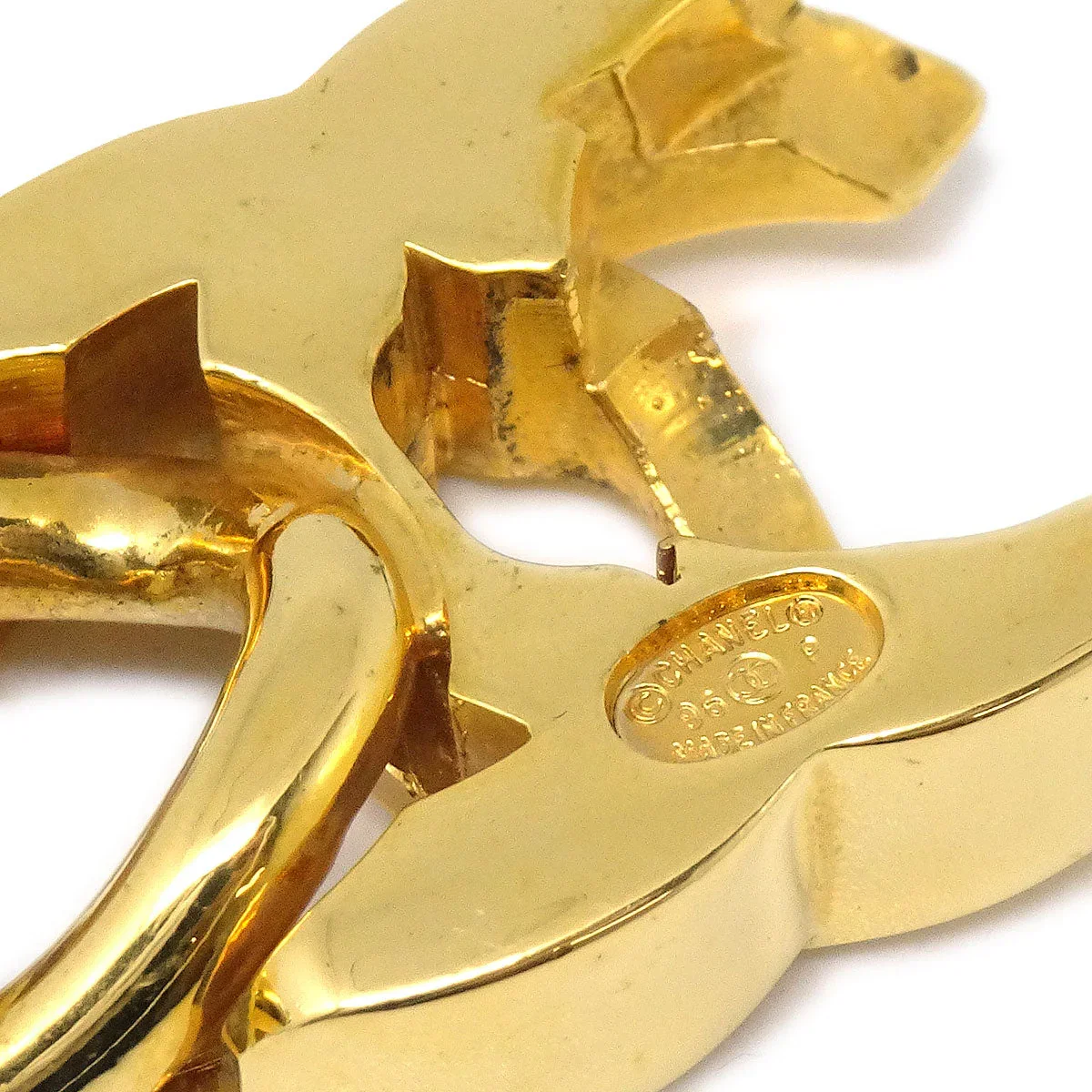 CHANEL 1996 Turnlock Gold Chain Bracelet 96P - Image 4