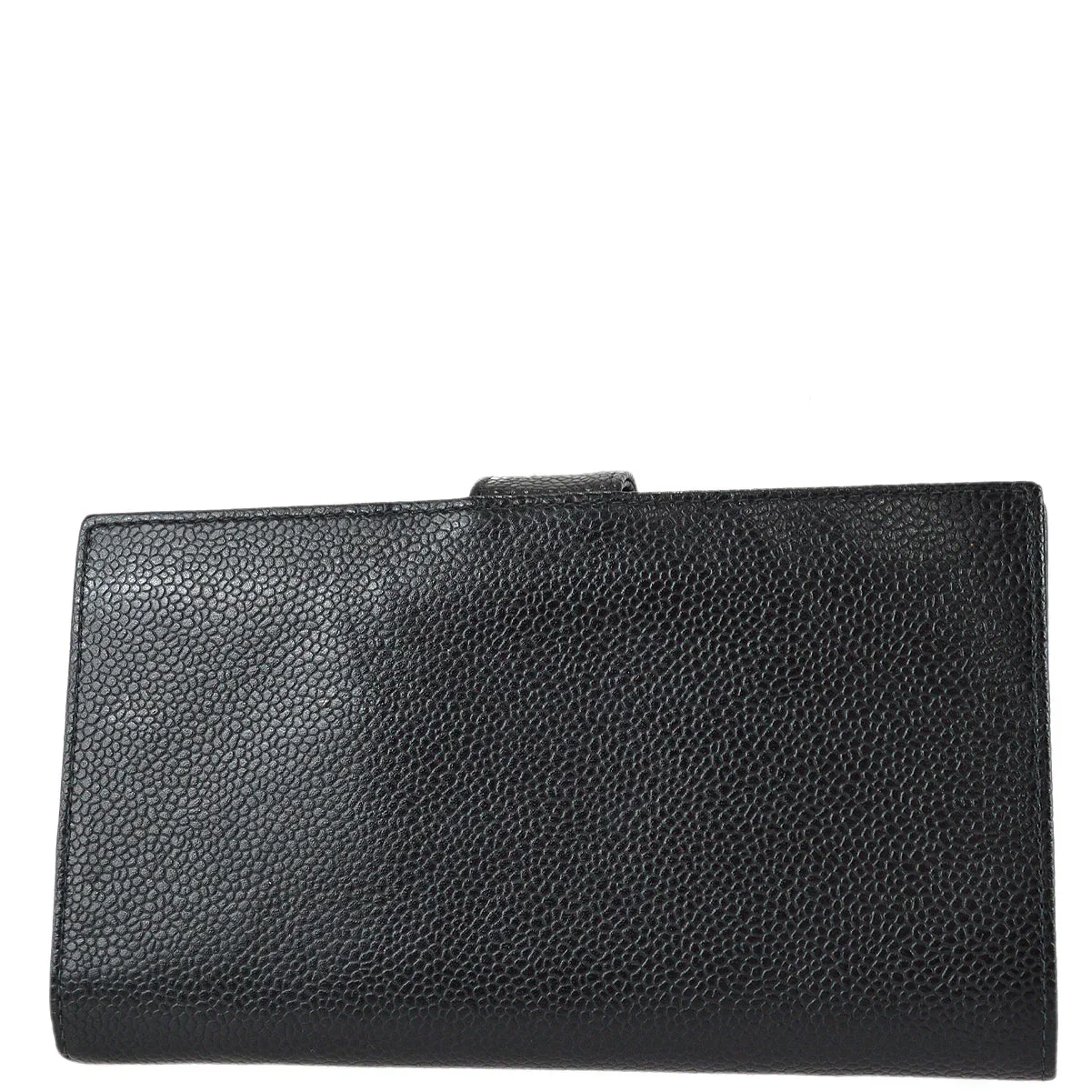 Chanel 2001-2003  Black Caviar Long Wallet - Image 2