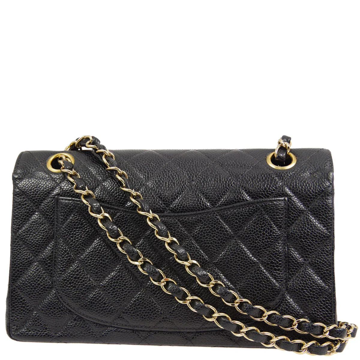 Chanel * 2000-2001 Black Caviar Small Classic Double Flap Bag - Image 2