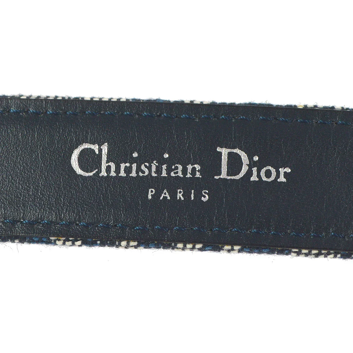 Christian Dior 2004 Navy Trotter Belt #85 - Image 3