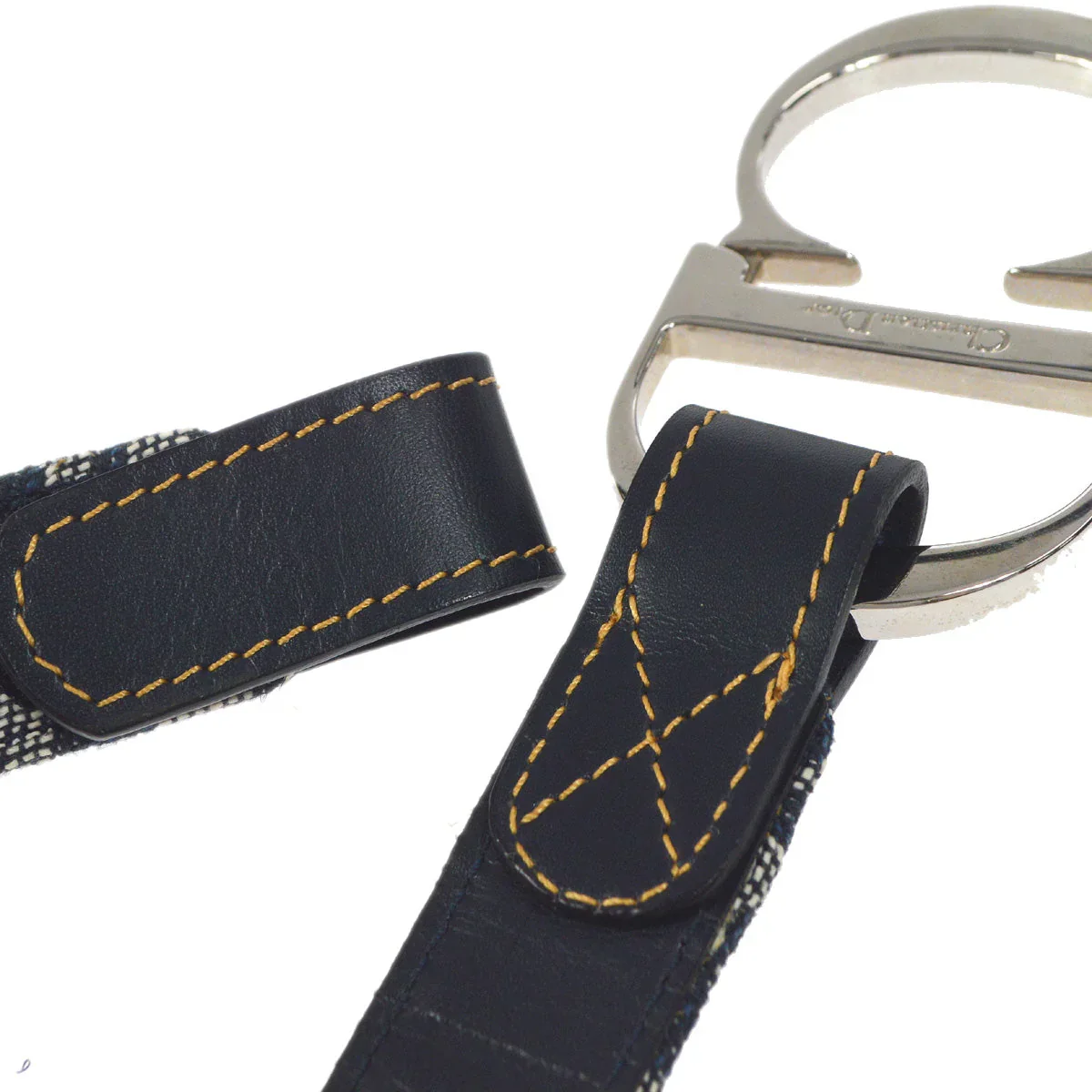 Christian Dior 2004 Navy Trotter Belt #85 - Image 6