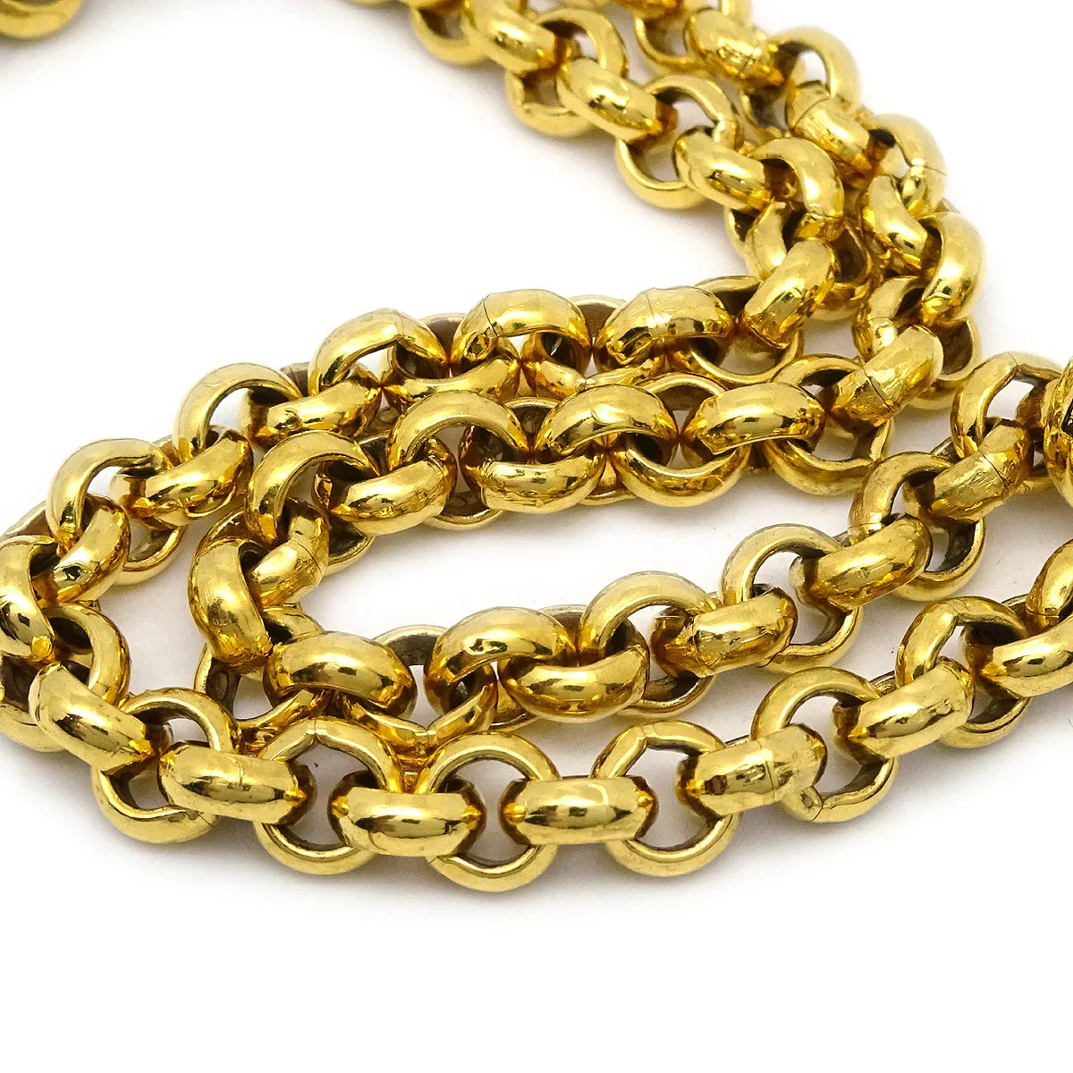 Chanel 1994 Woven CC Pendant Necklace 29 - Image 3