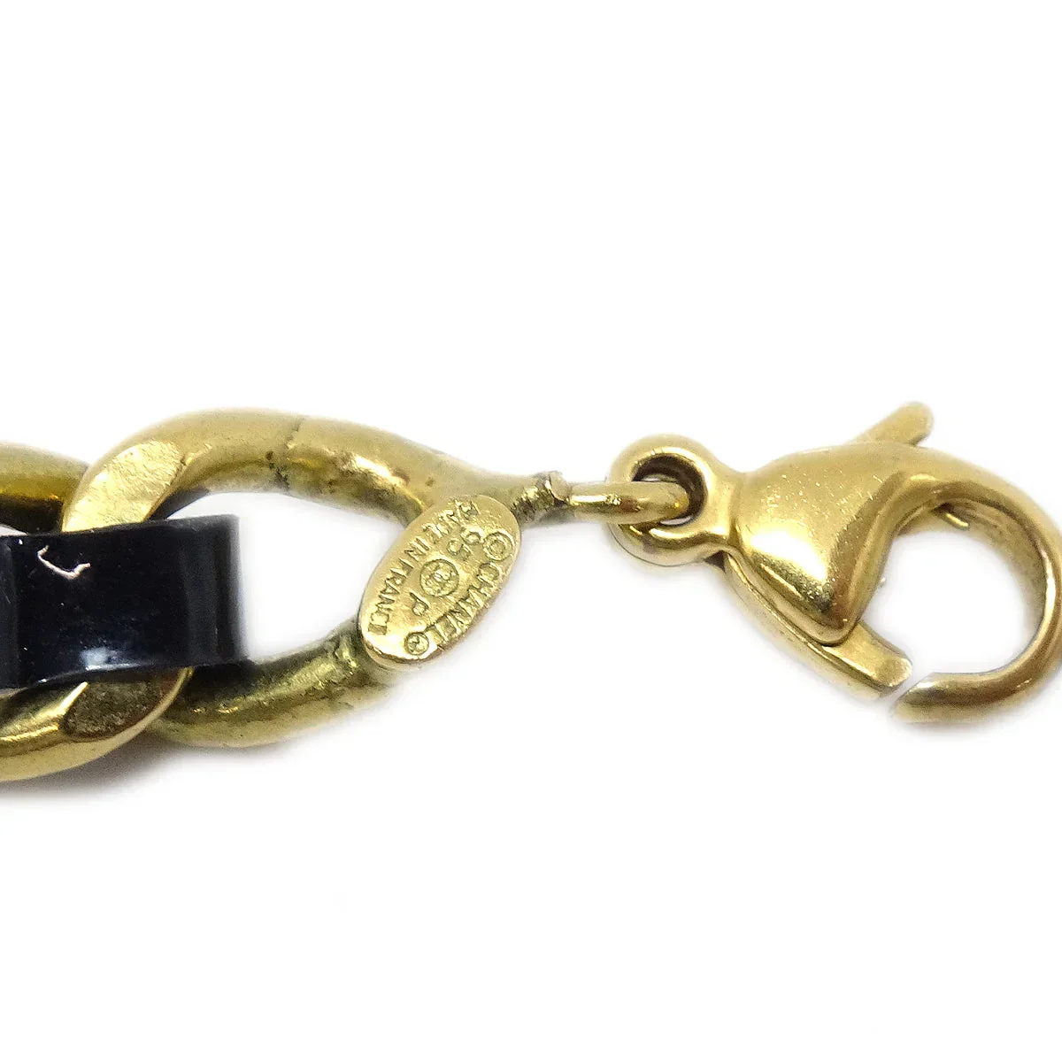 Chanel 1995 Spring Crystal & Gold CC Anklet 95P - Image 4