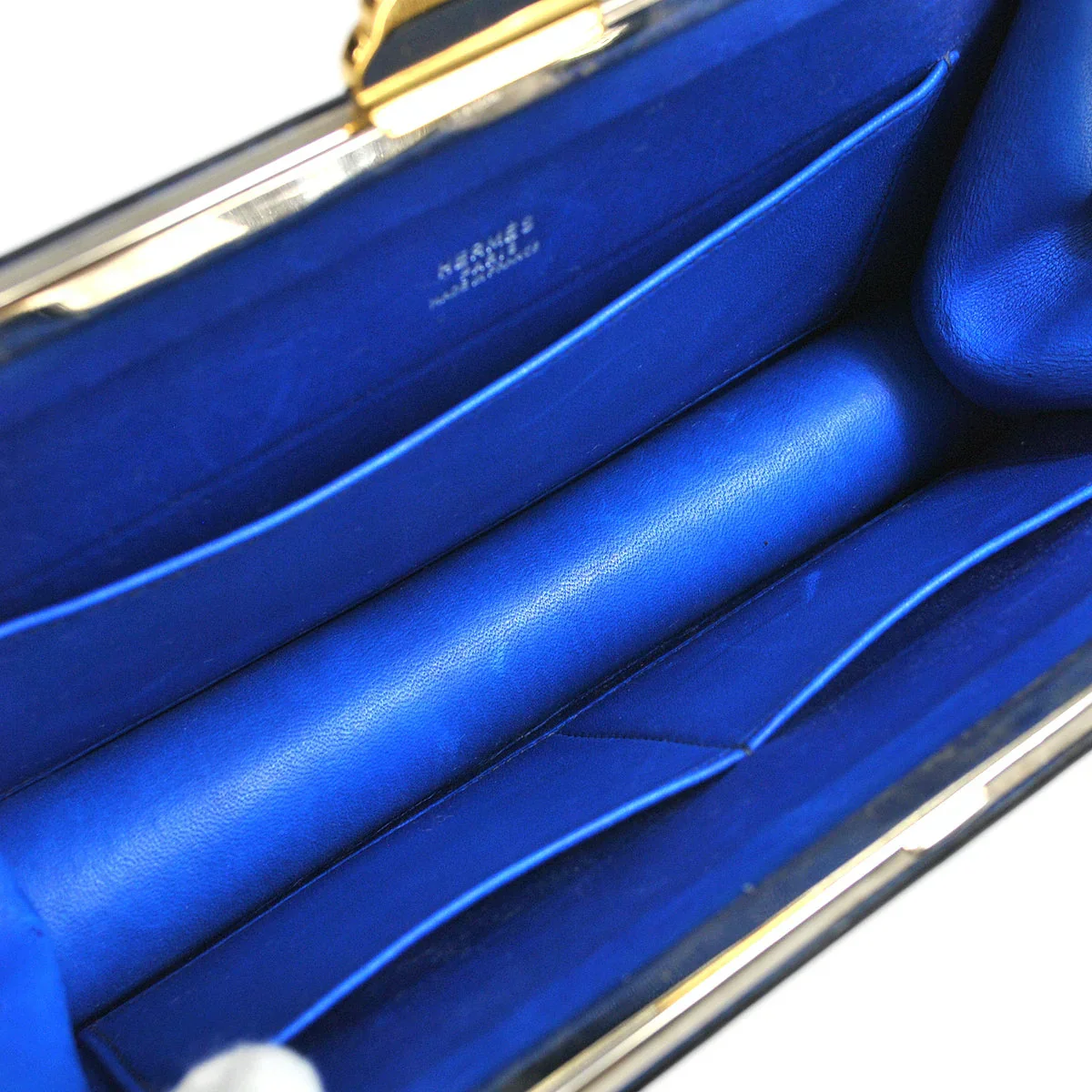 Hermes Sac A Malice Blue Box Calf - Image 8