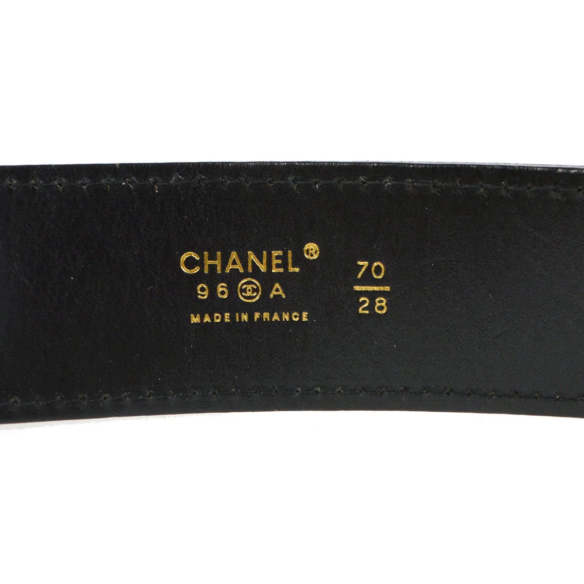 Chanel 1996 Fall CC Buckle Belt #70 - Image 6