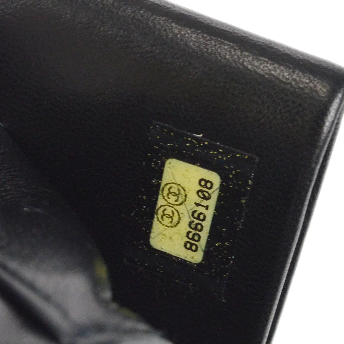 Chanel 2003-2004 Long Wallet Black Caviar - Image 7