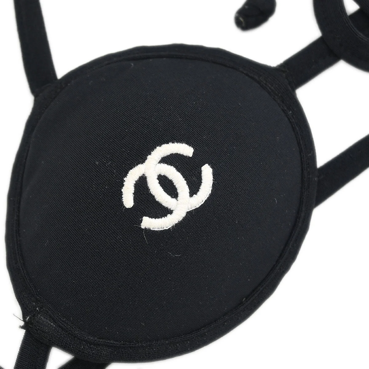 Chanel 1996 Micro Bikini Swimsuit Black #38 - Image 6