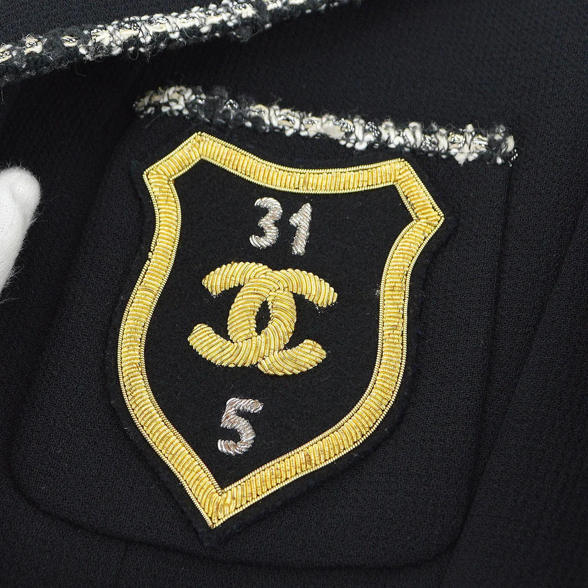 Chanel 2005 Black & White "Devil Wears Prada" Jacket #38 - Image 3