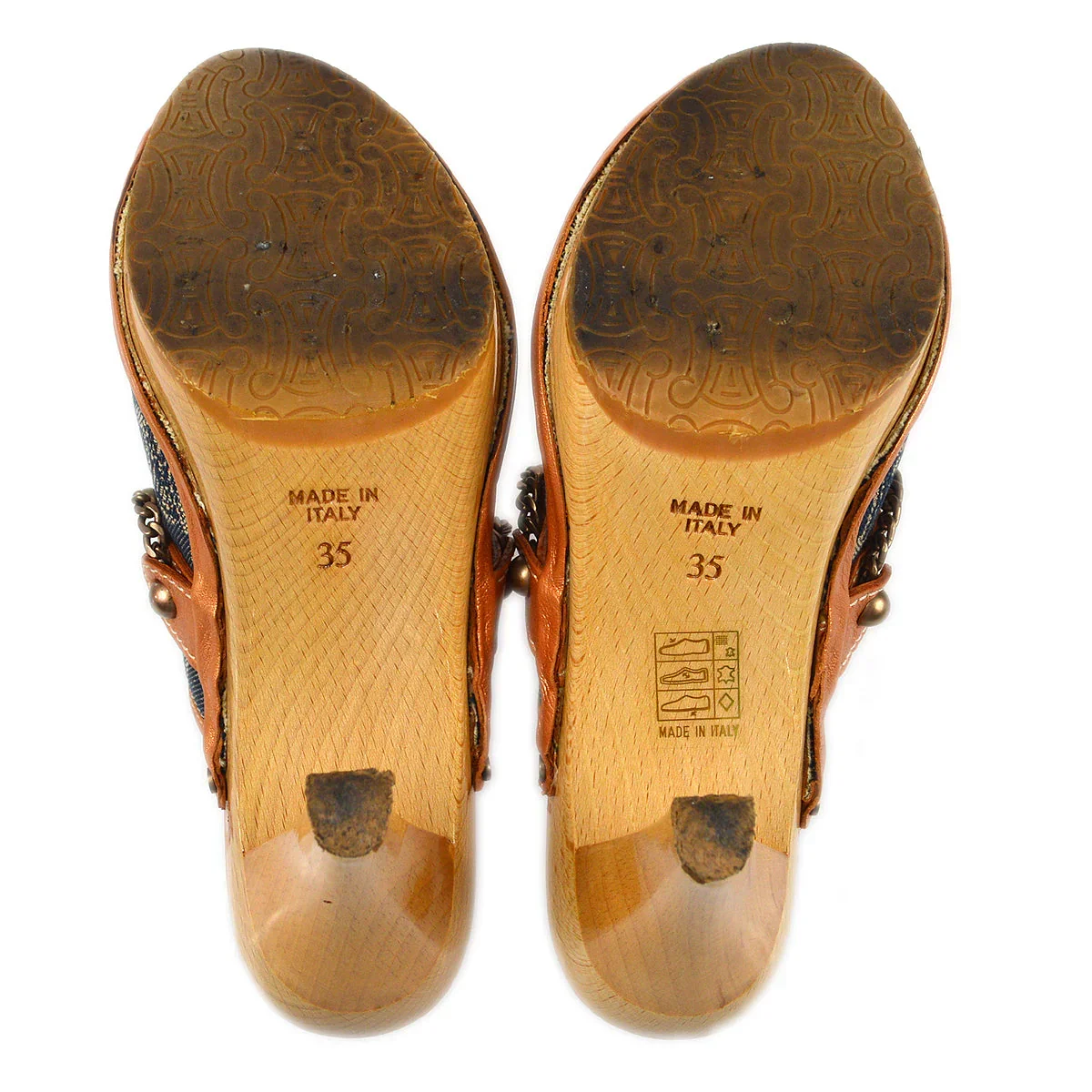 Celine 2000s Paris Macadam Mules Shoes #35 - Image 4