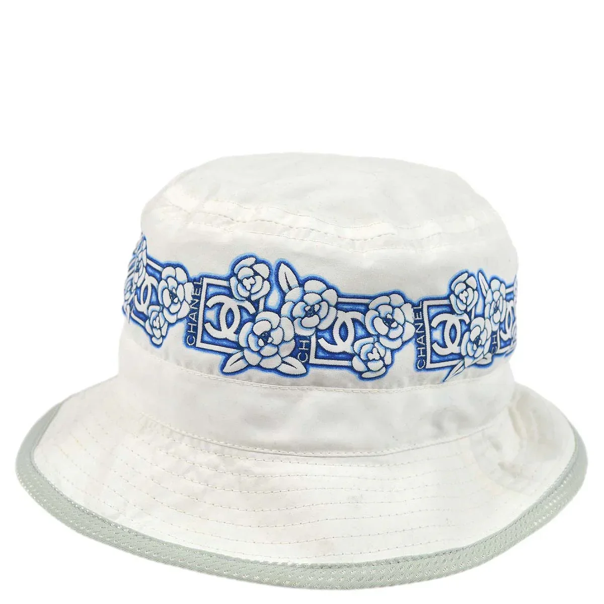 Chanel White Sport Line Bucket Hat #M