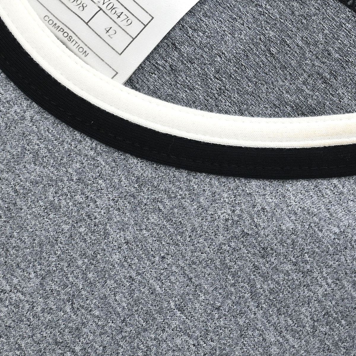 Chanel 1998 Short Sleeve Dress Gray #42 - Image 4
