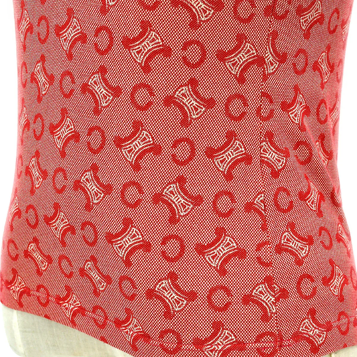 Celine 2000s C Macadam T-shirt Red #S - Image 4