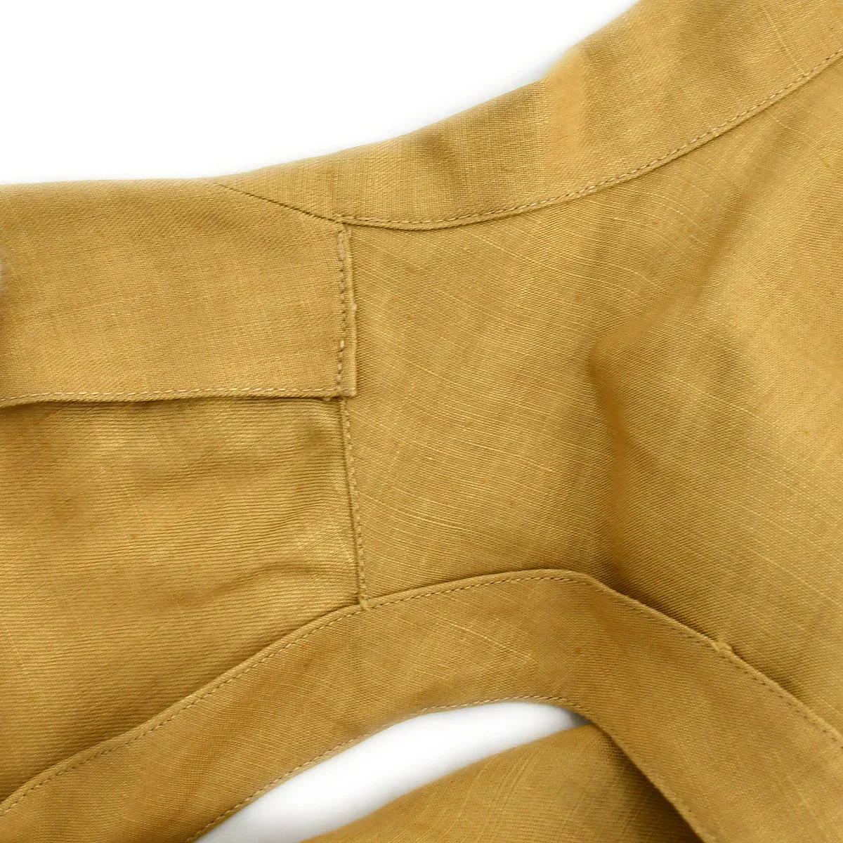Chanel button-front linen waistcoat #38 - Image 9