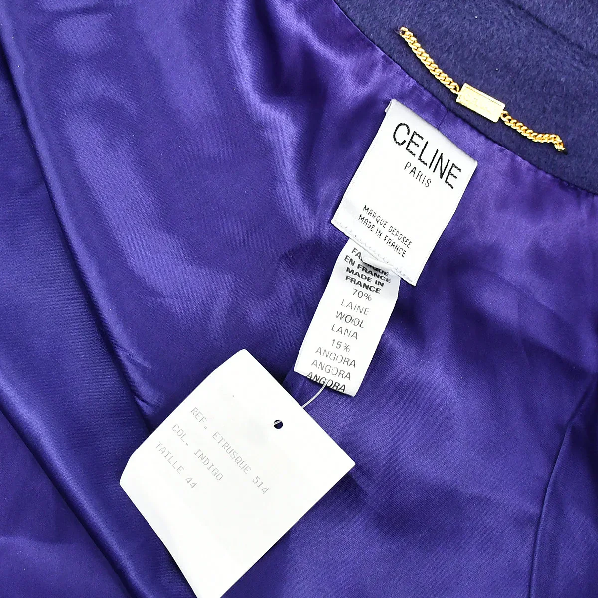 Celine Coat Purple #44 - Image 9