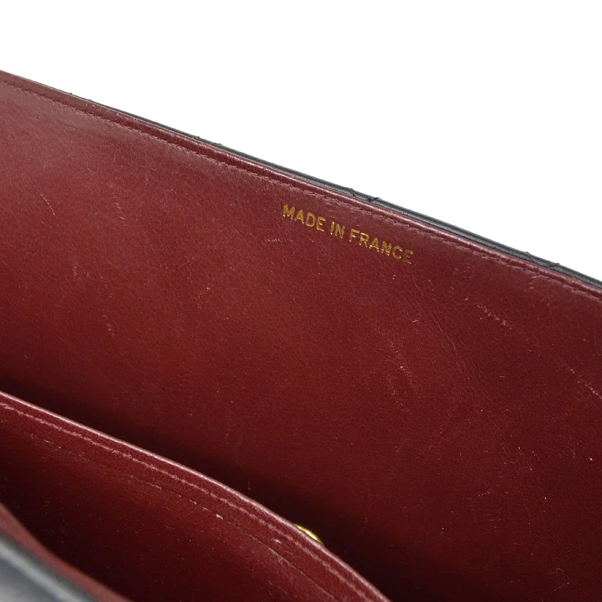 CHANEL 1991-1994 Classic Flap Maxi Black Lambskin - Image 9