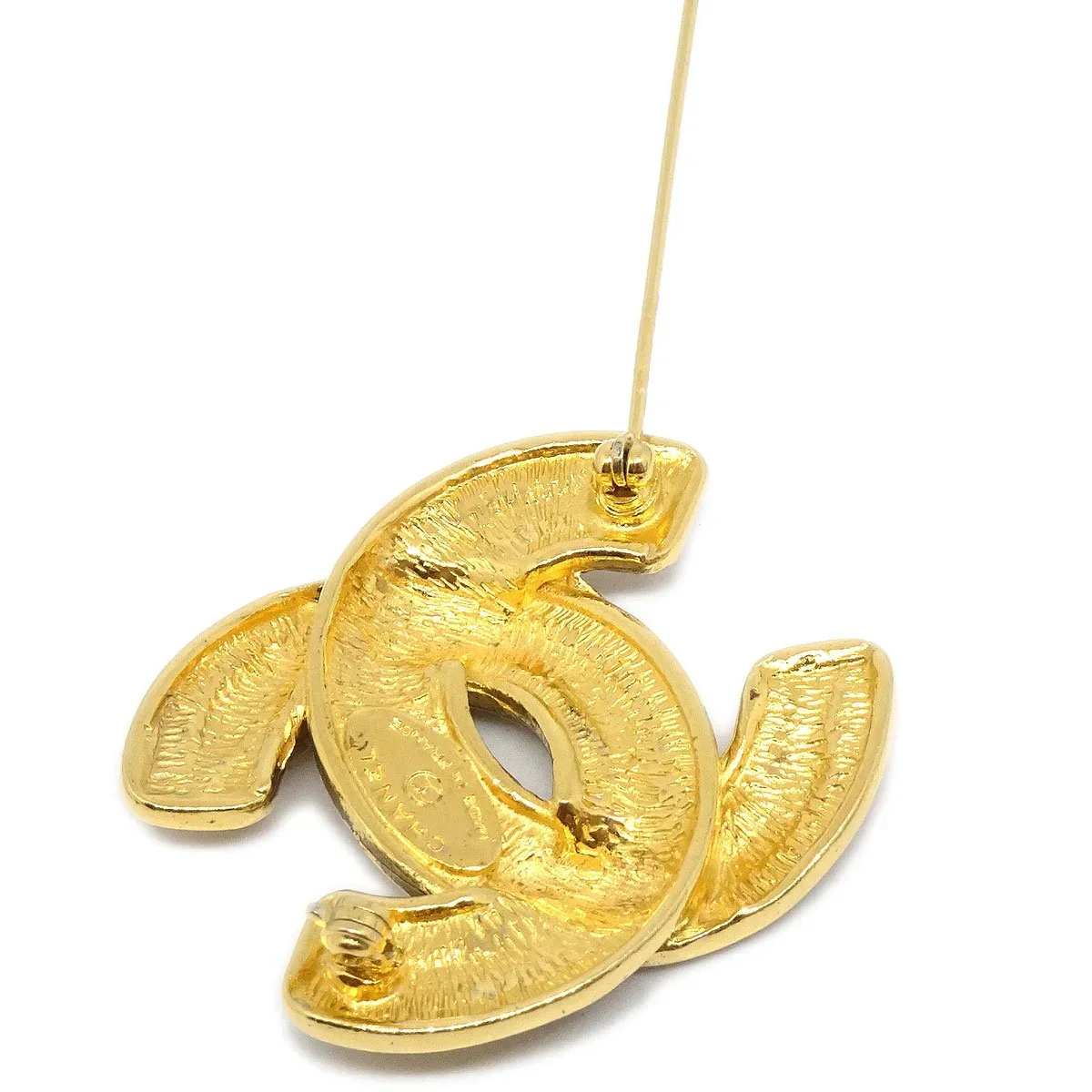 Chanel Quilted CC Brooch Small 1153 - Image 3