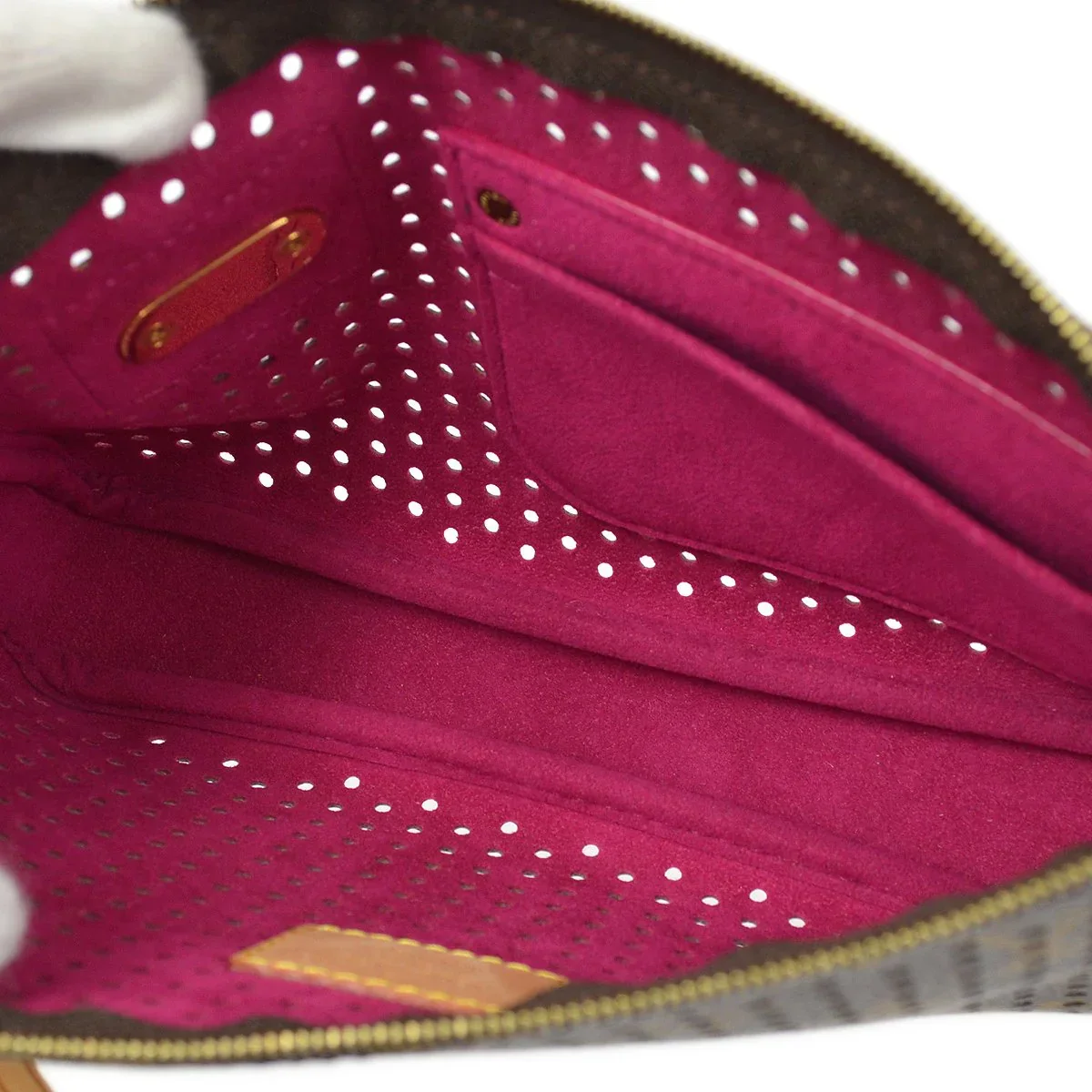 Louis Vuitton 2006 Monogram Perfo Pochette Accessoires M95183 - Image 9