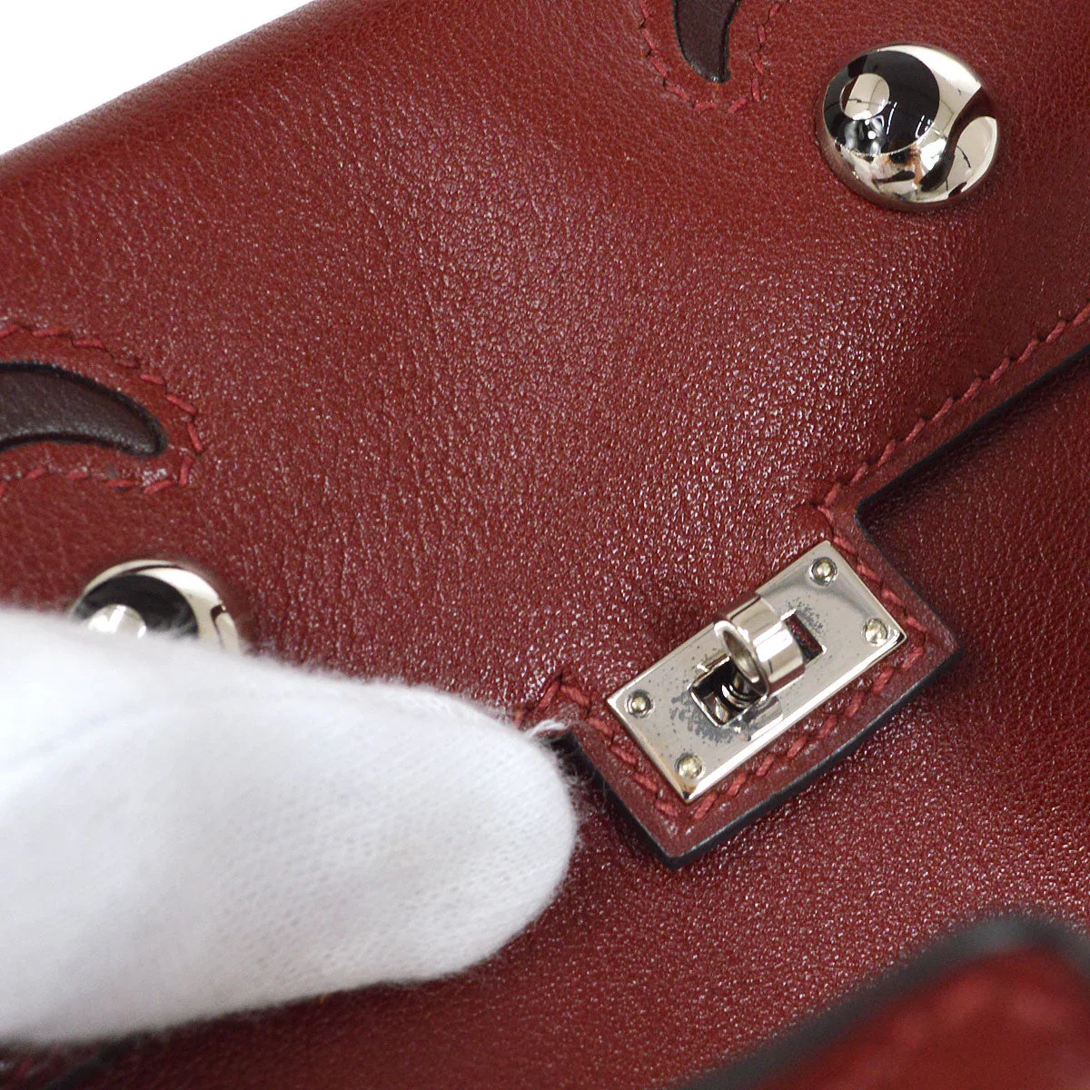 Hermes * 2000 Rouge H Veau Gulliver Kelly Doll - Image 5