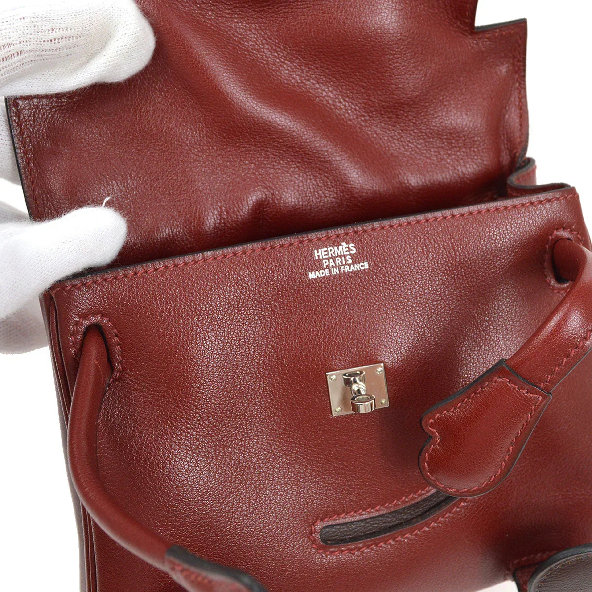 Hermes * 2000 Rouge H Veau Gulliver Kelly Doll - Image 7
